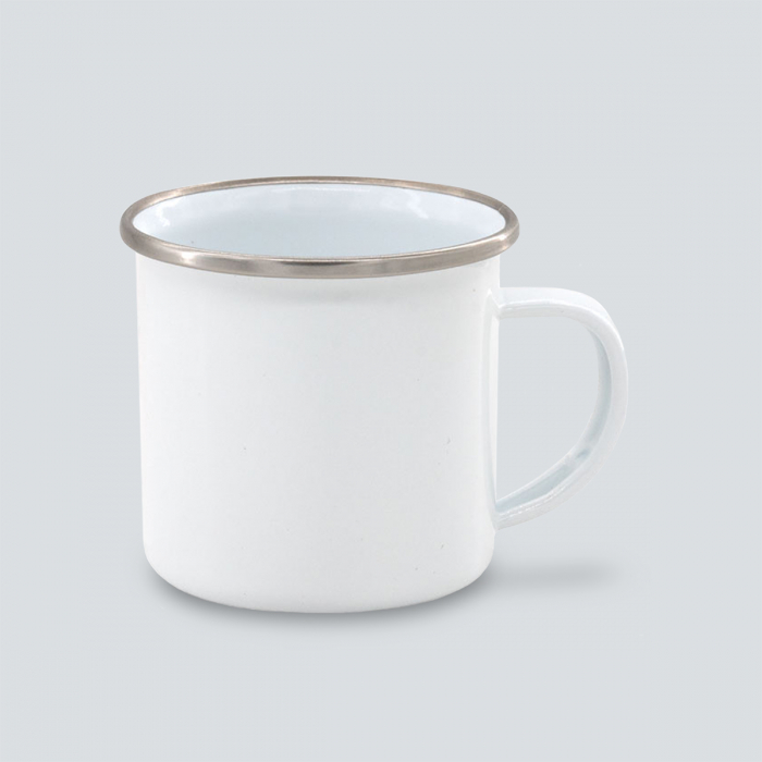 Tazón Enlozado Photo USA con Borde de Color de 12 oz