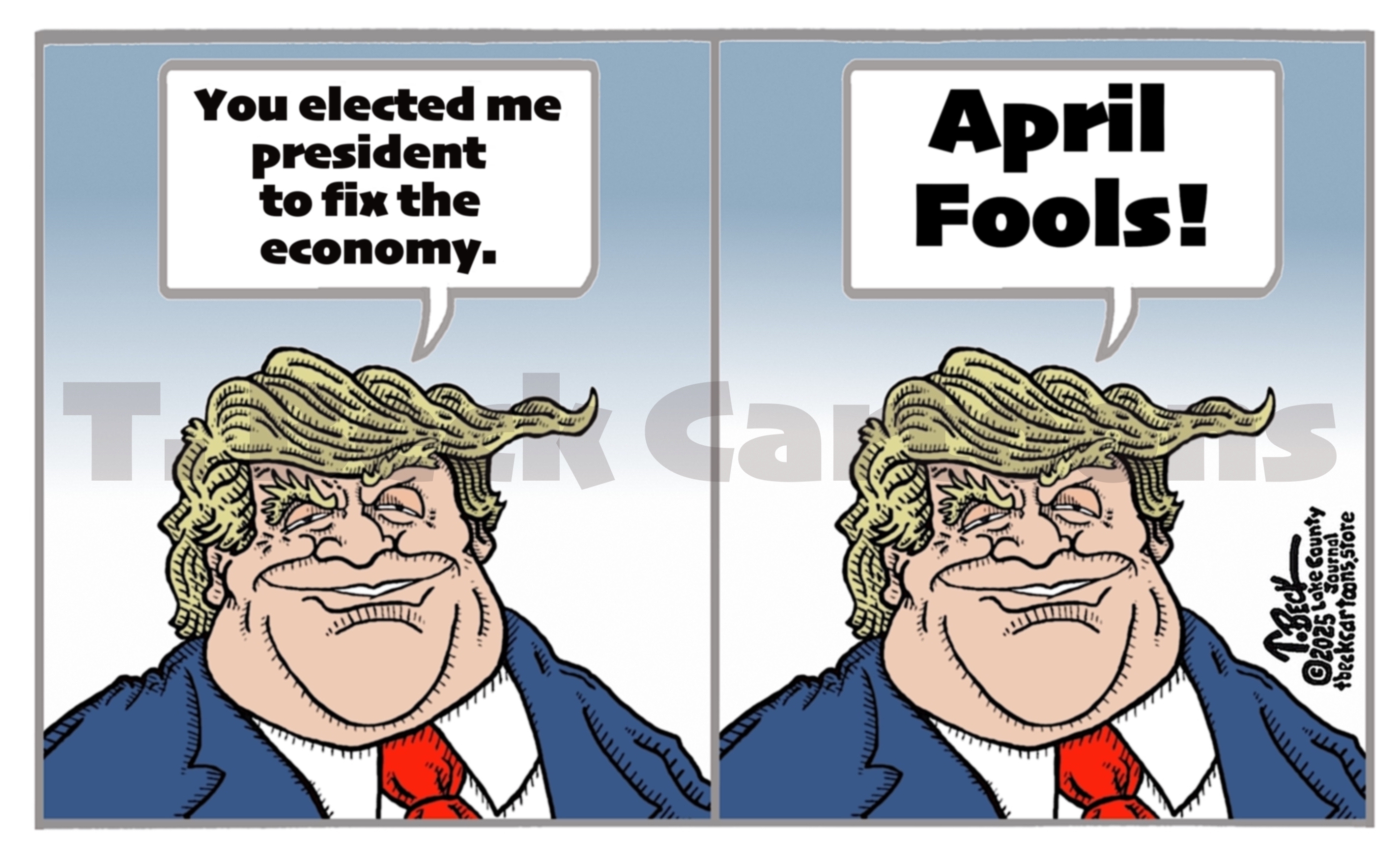 Trump's April Fools Day