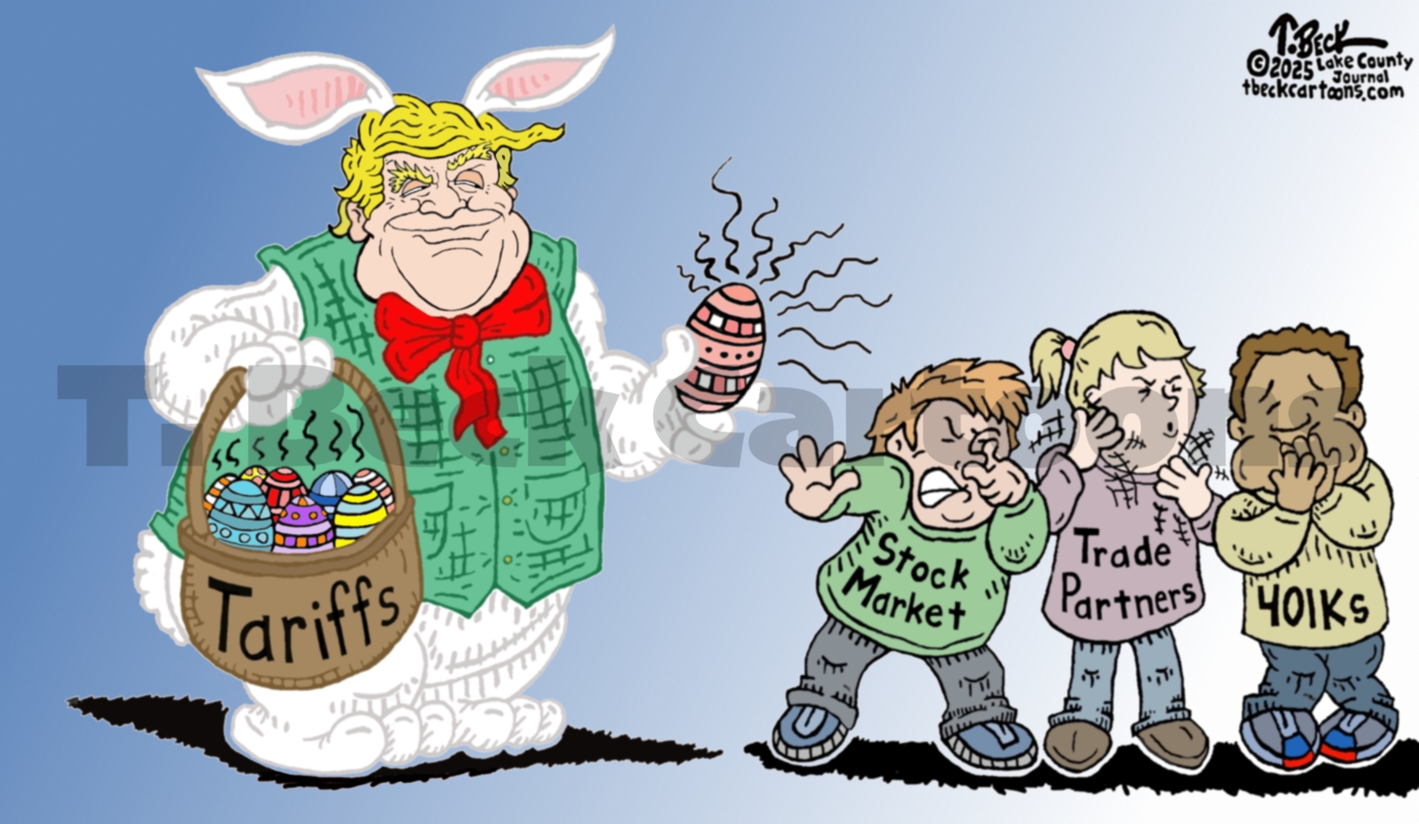 Trump Bunny Rotten Eggs