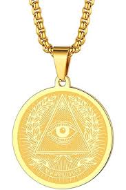 Gold Illuminati Talisman