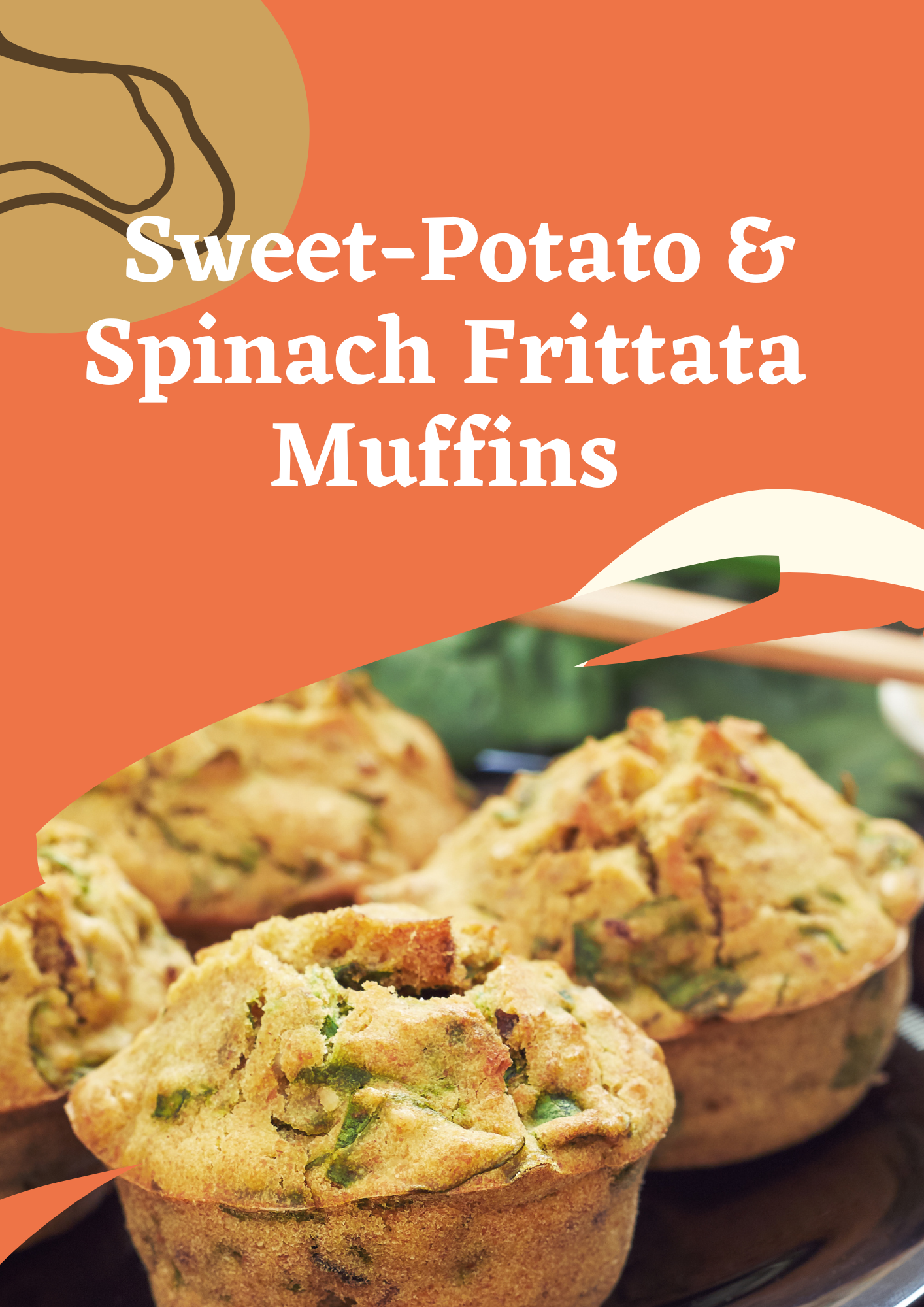 Sweet Potato & Spinach Frittata Muffins Recipe