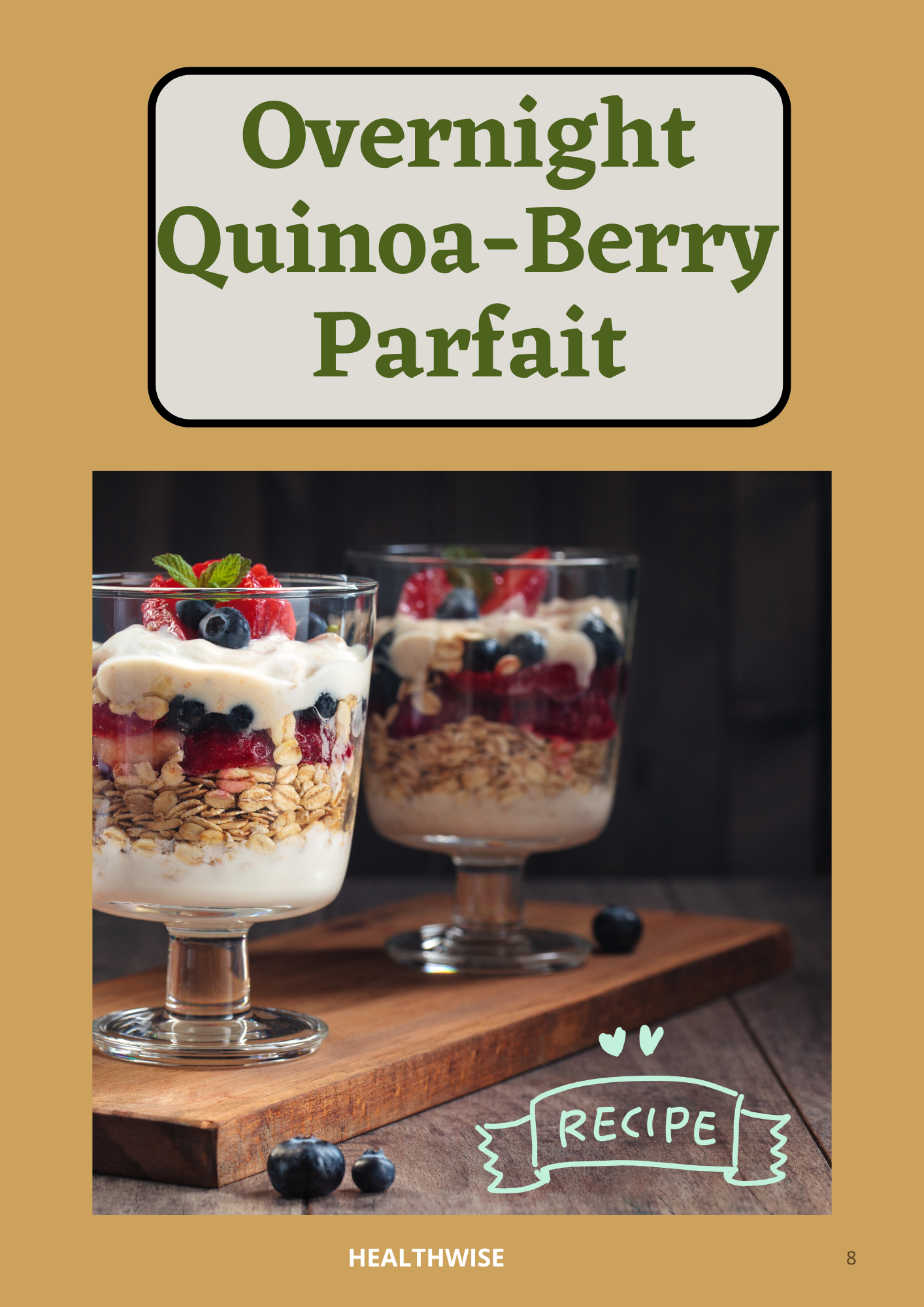 Overnight Quinoa-Berry Parfait  Recipe