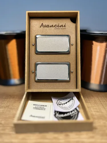 Set Humbucker Silver Foil