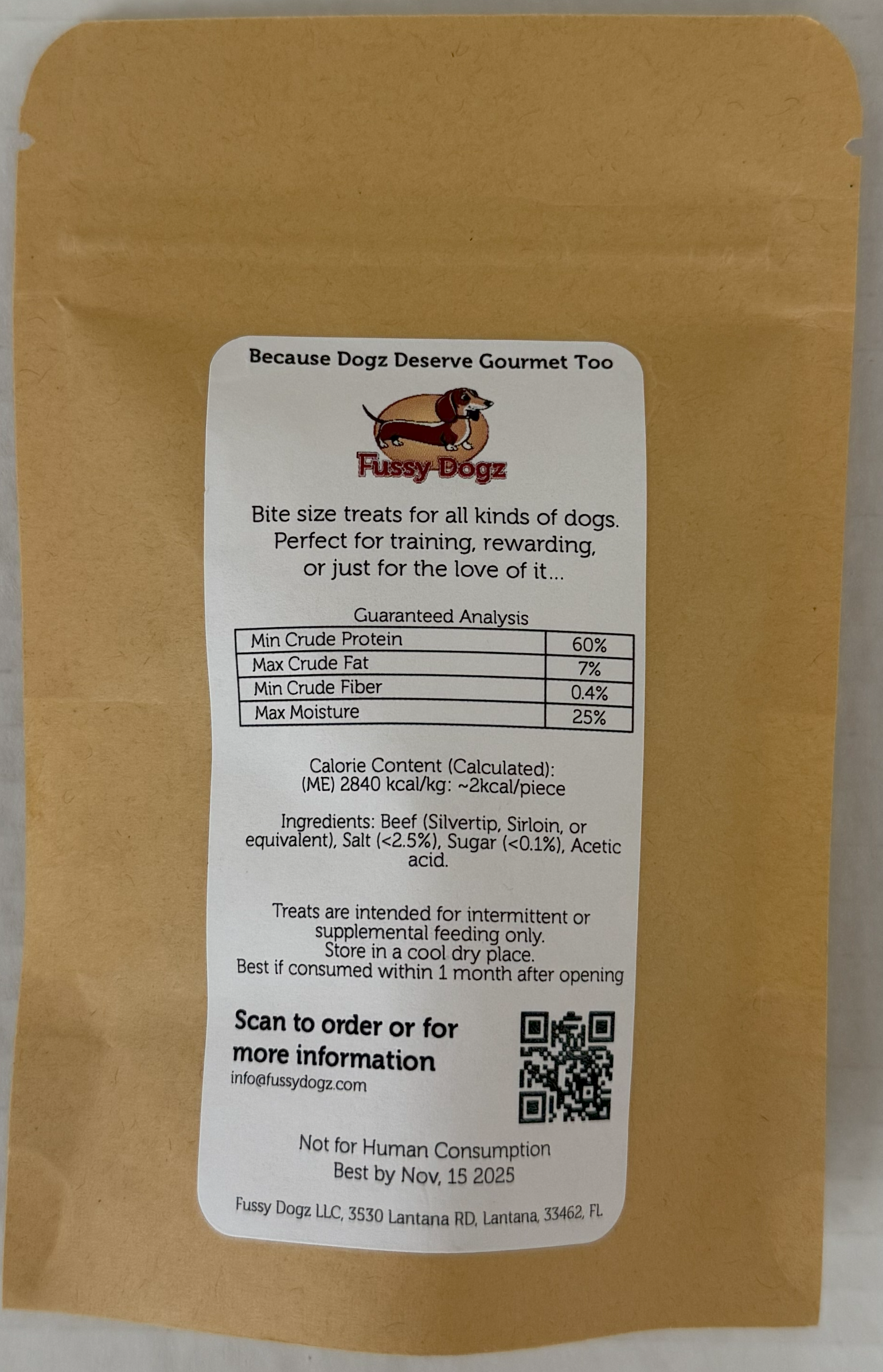 Pure Steak Dog Treats (2.5oz)