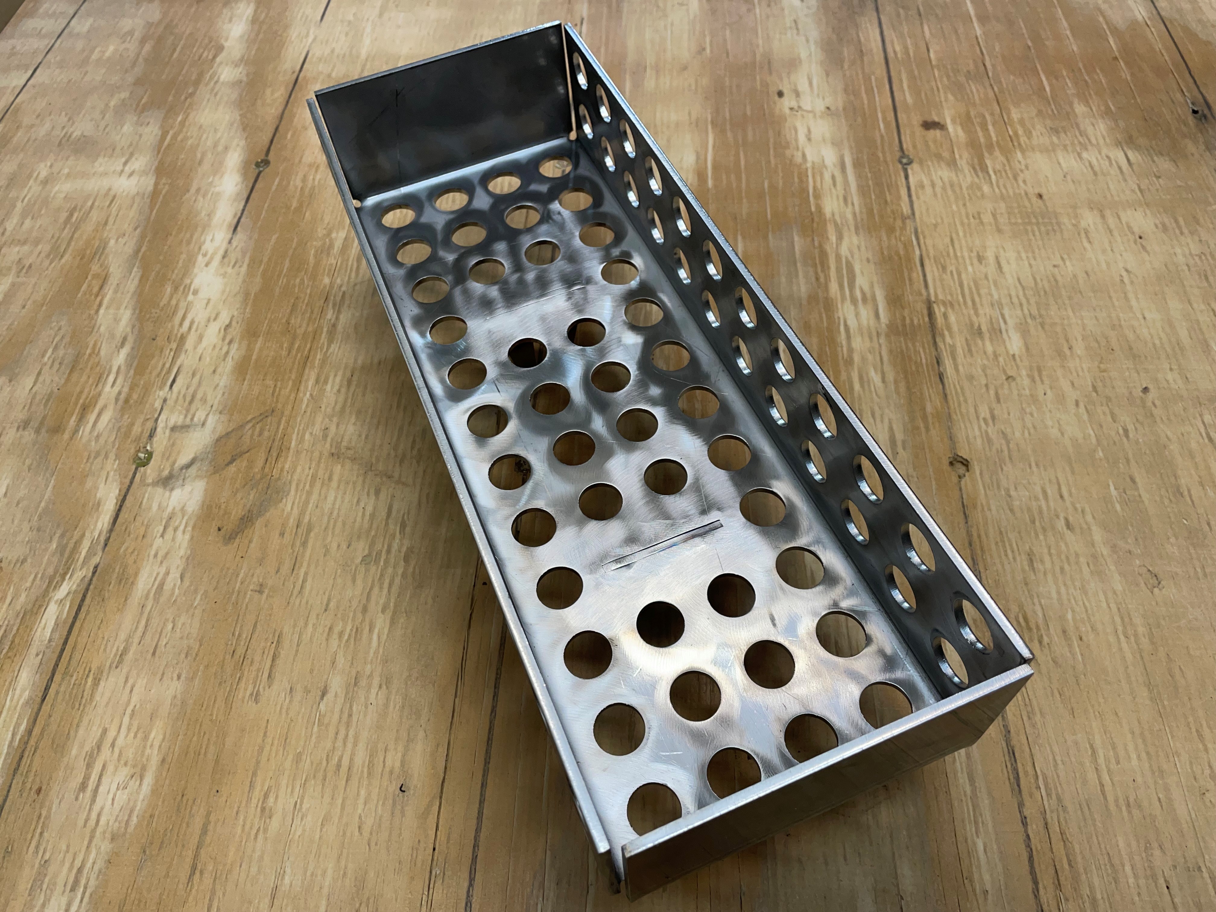 Stainless Steel Wood Split Basket (Fits Lone Star Grillz Pellet Smokers)