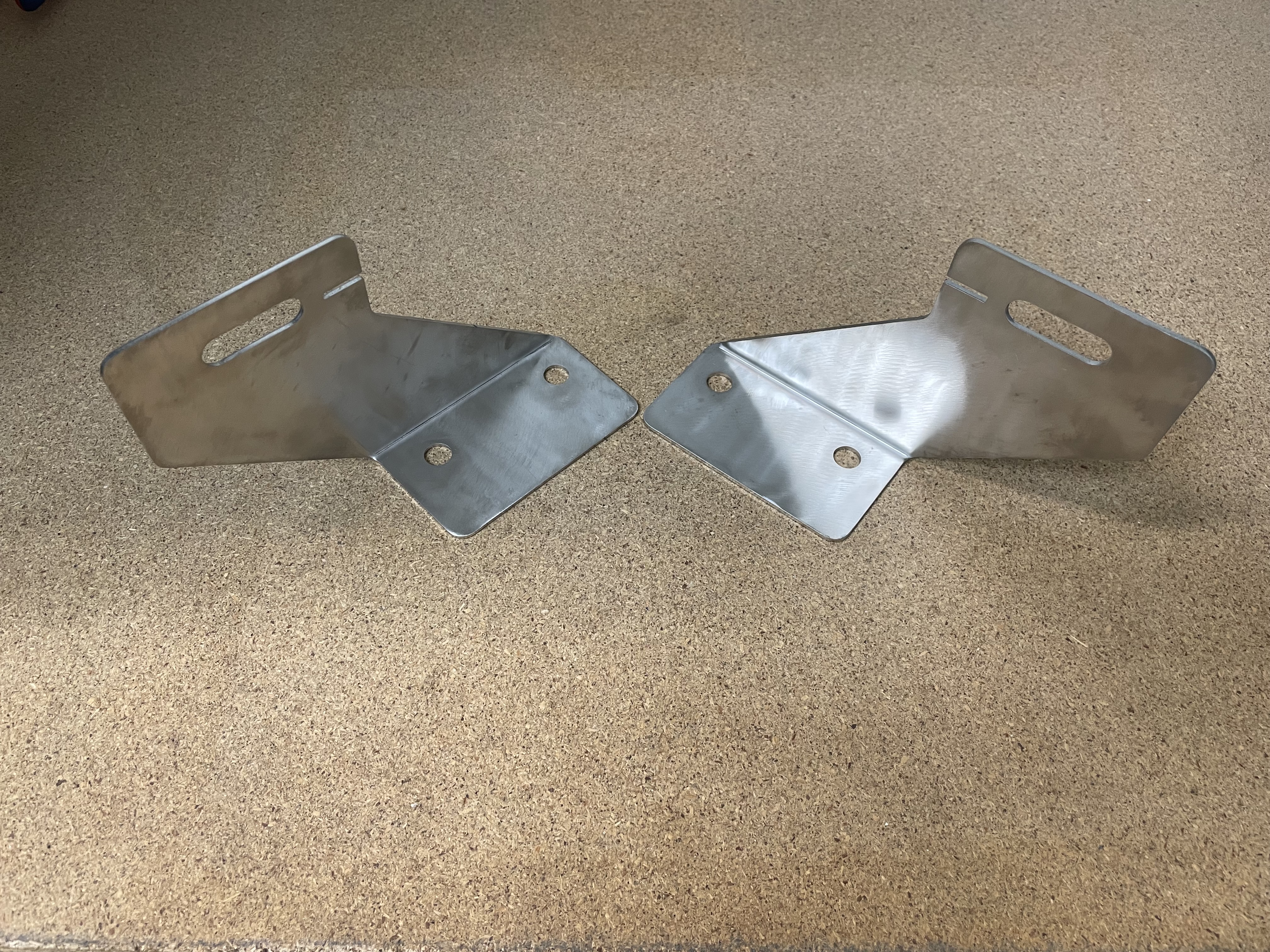 *Pre-Order* - Stainless Steel Shelf Brackets (Fits Lone Star Grillz Pellet Smokers)