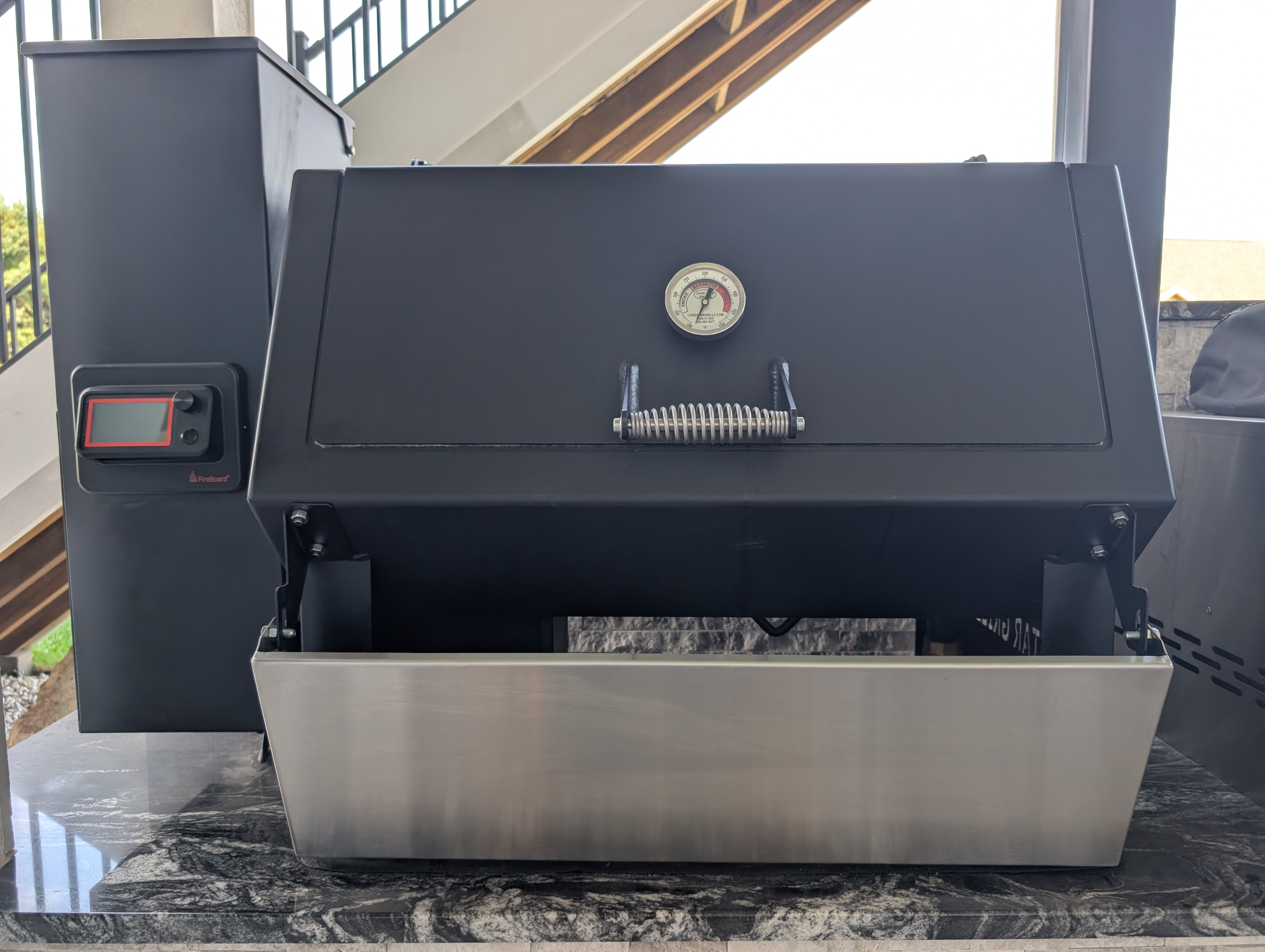 Lone Star Grillz Pellet Smoker Front Shelf Brackets (36" & 42")