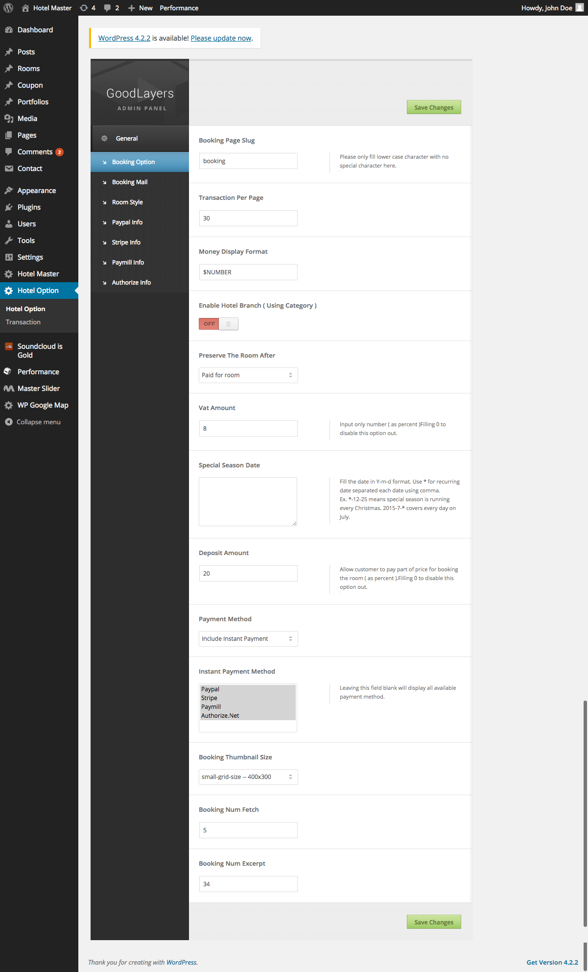 Hotel Master - Hotel Booking Theme