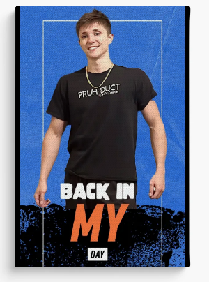 Back In My Day Canvas Wall Art