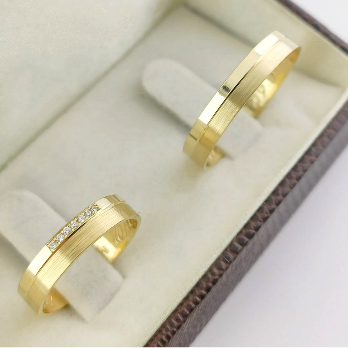 Aliança em Ouro 18 K