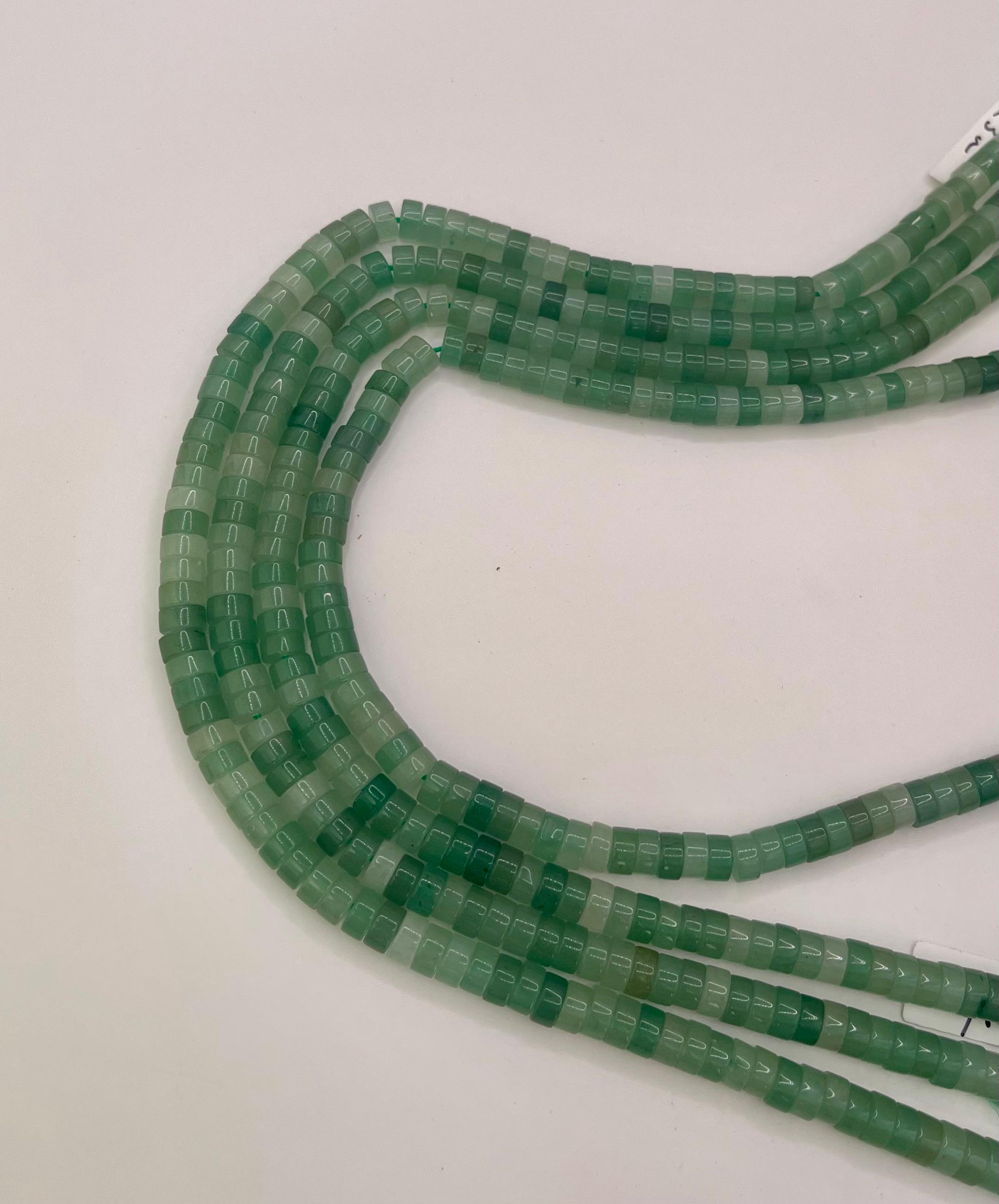 Hilo de aventurina tipo puca 6x3mm
