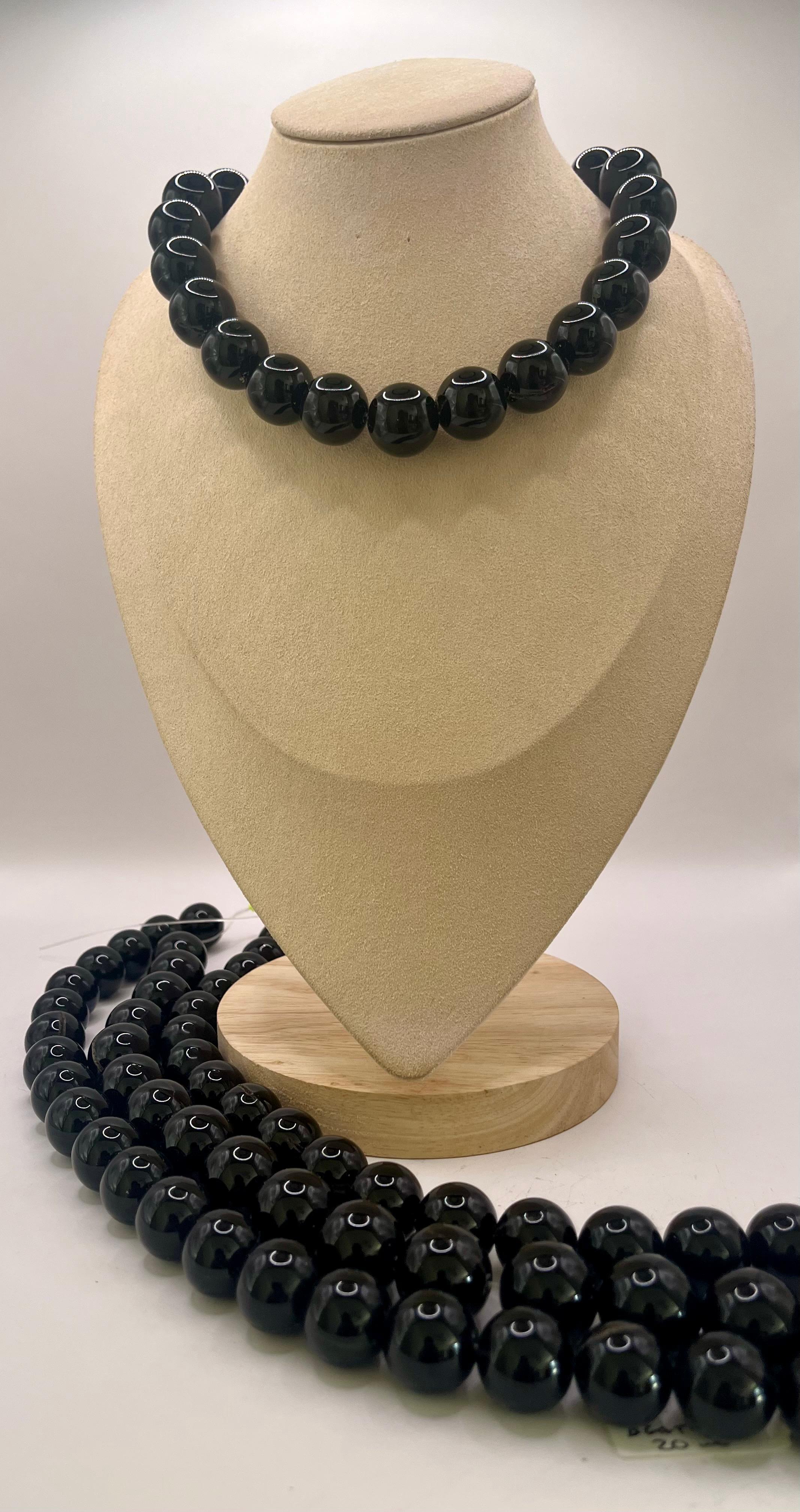 Ágata negro 20mm