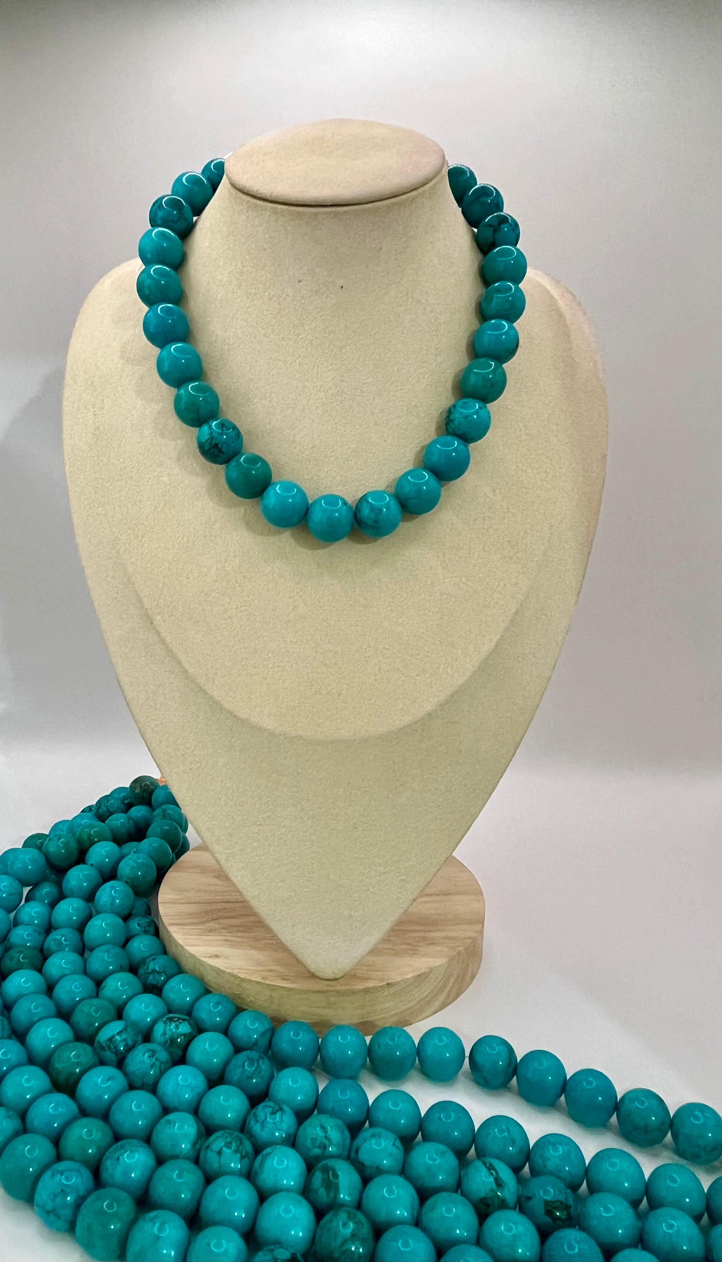 Hilo de turquesa 14mm