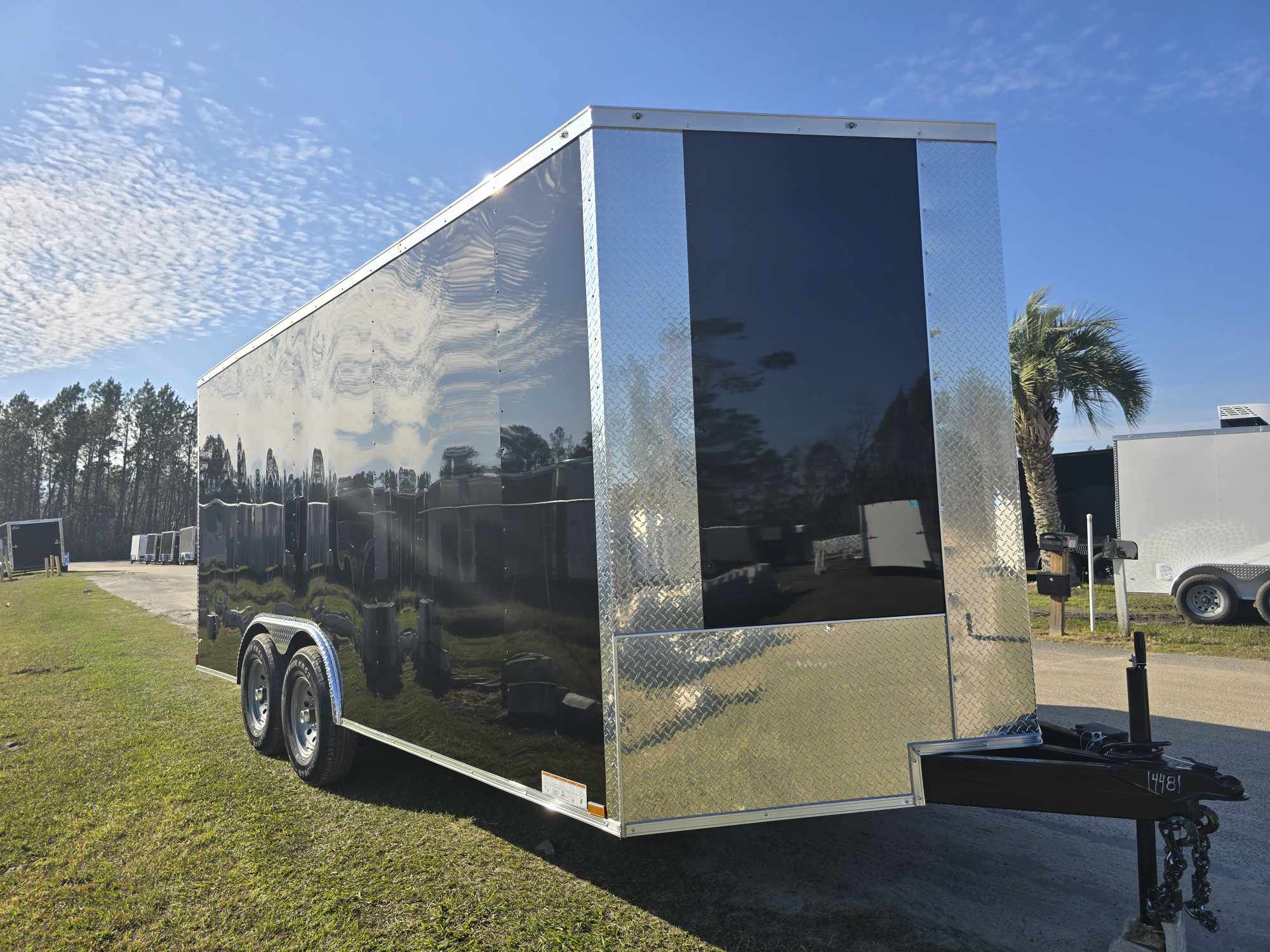 8.5x18TA Enclosed Cargo Trailer Black Xtreme Cargo