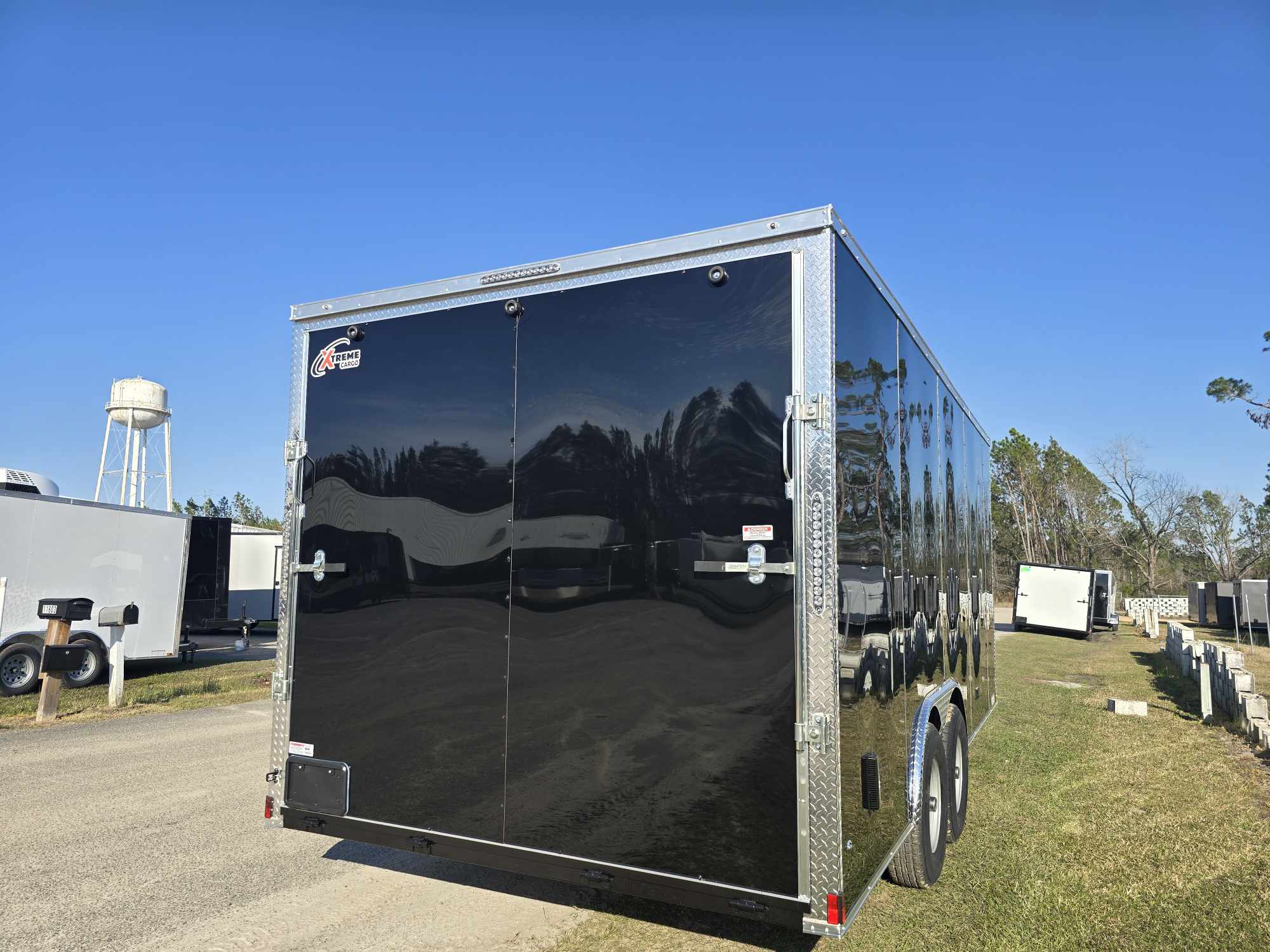8.5x18TA Enclosed Cargo Trailer Black Xtreme Cargo 