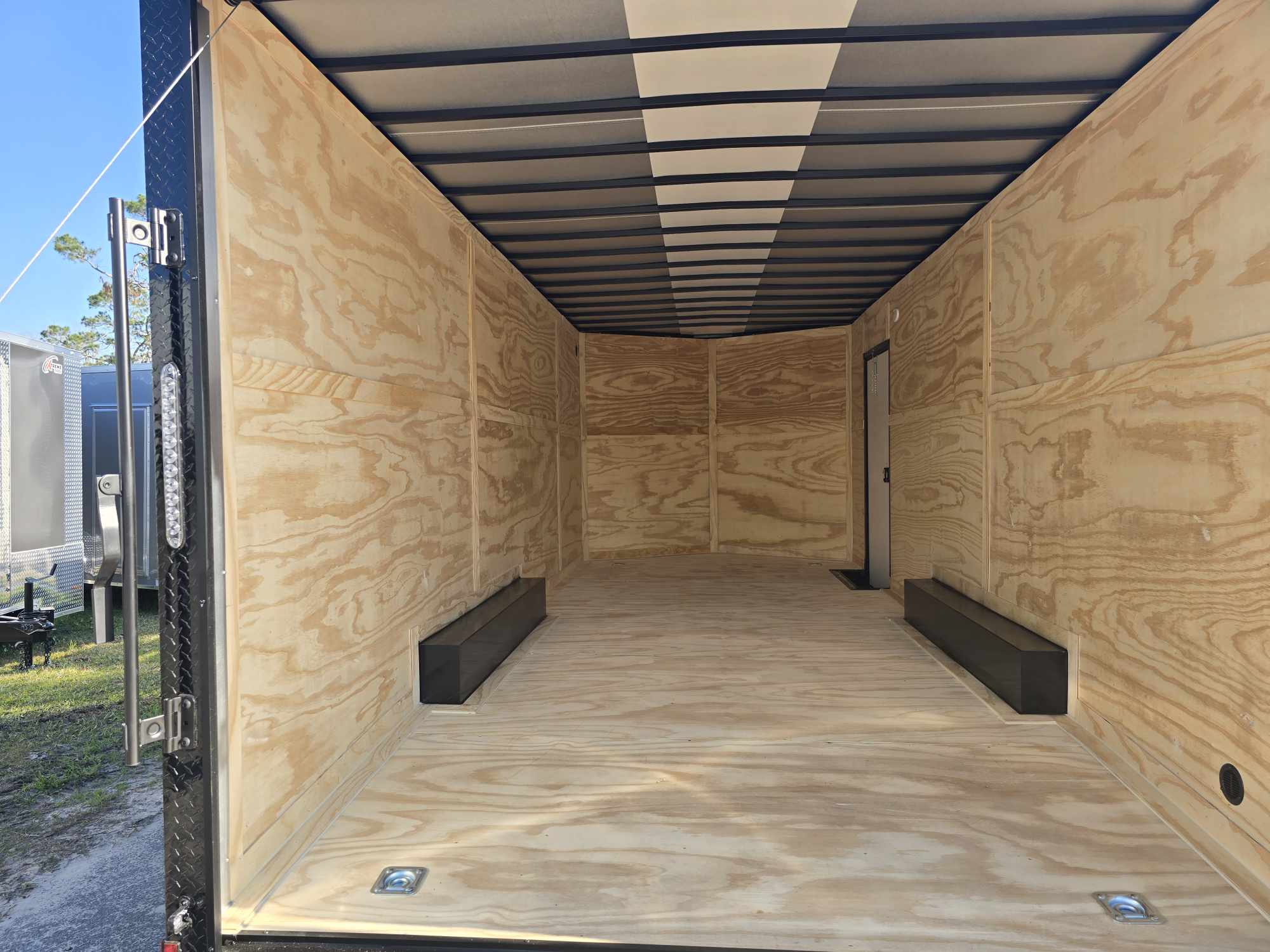 8.5x20TA Enclosed Cargo Trailer Silver Blackout Xtreme Cargo 