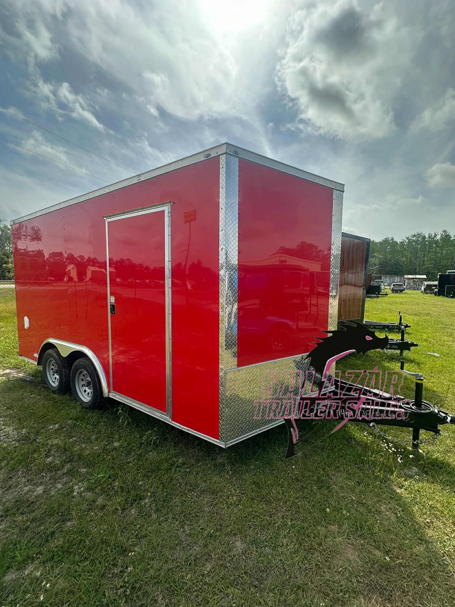 Economy 8.5x14TA Concession Trailer Red