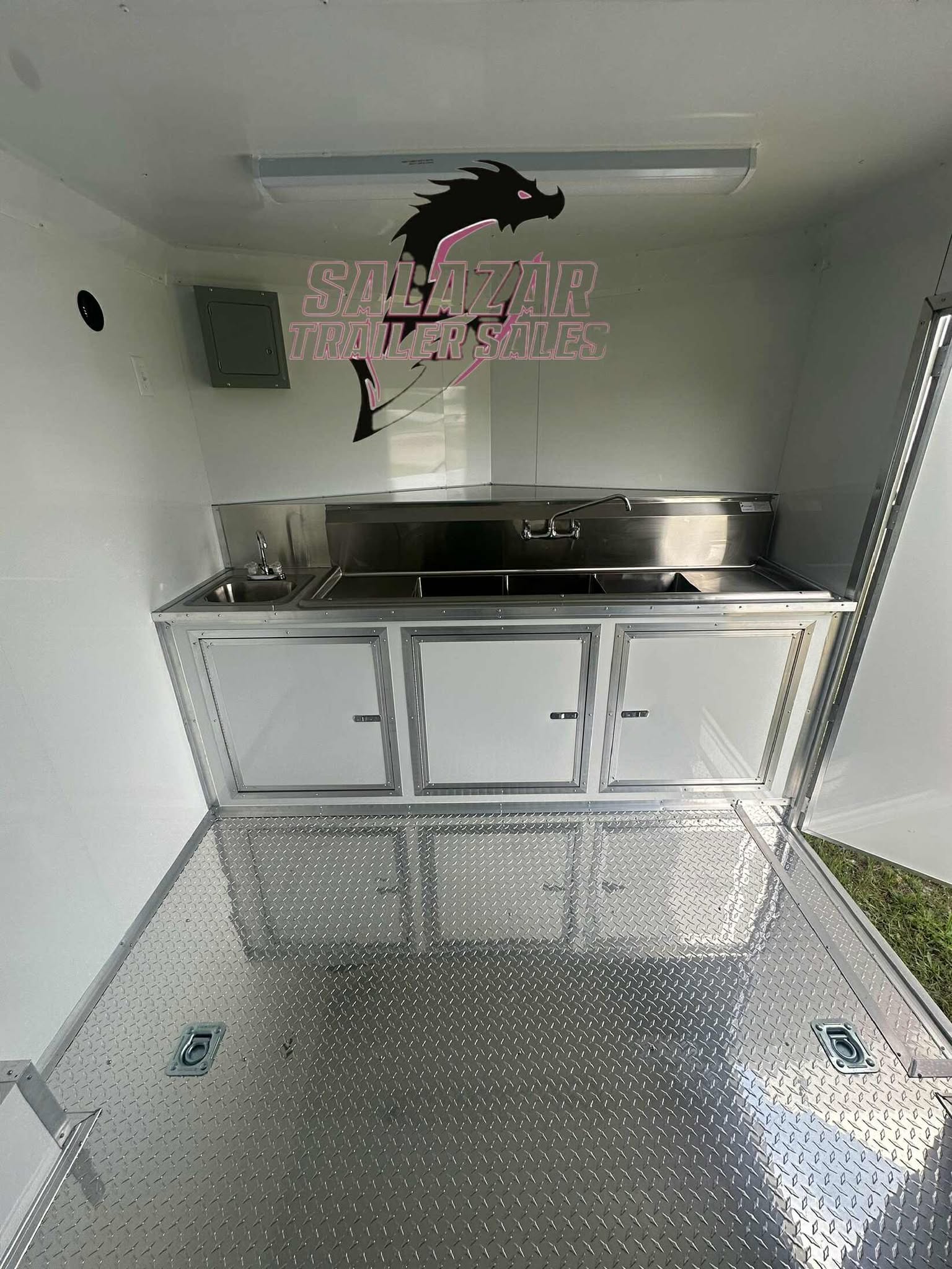 Economy 8.5x14TA Concession Trailer Red