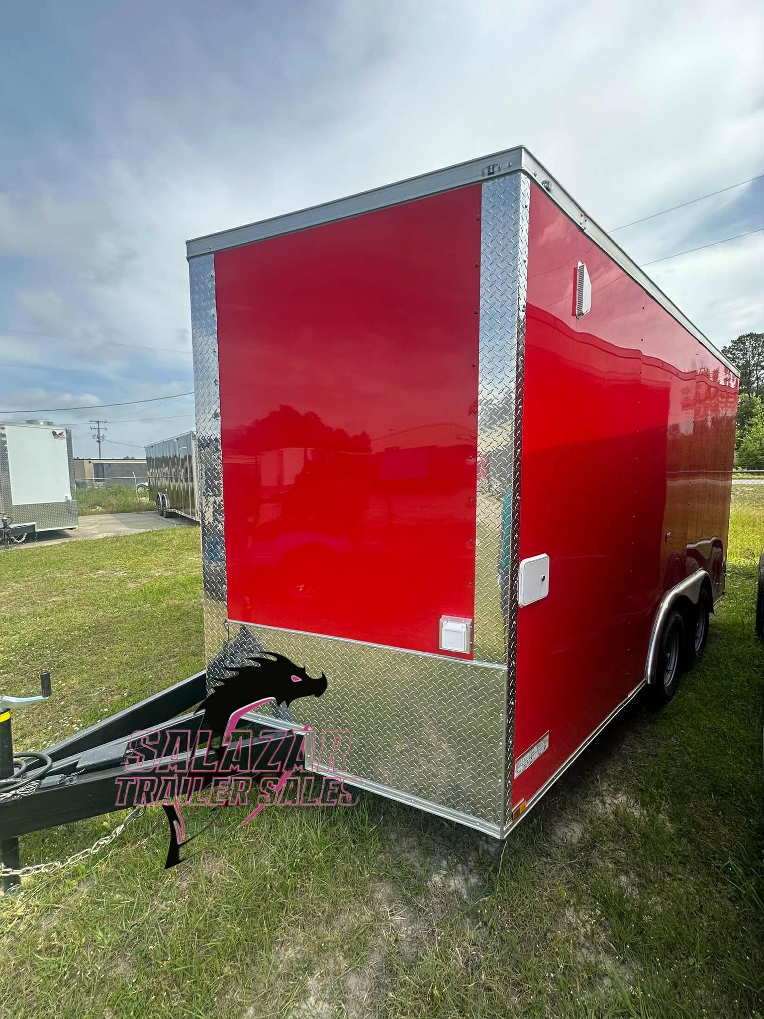 Economy 8.5x14TA Concession Trailer Red