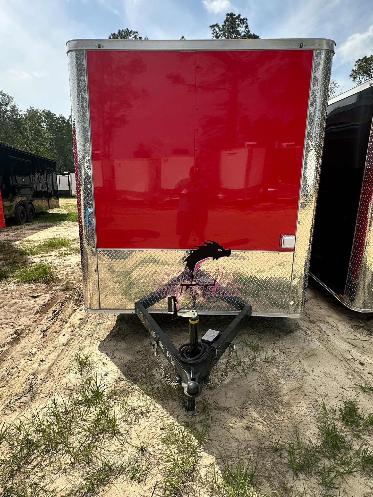 Economy 7X16TA Concession Trailer Red