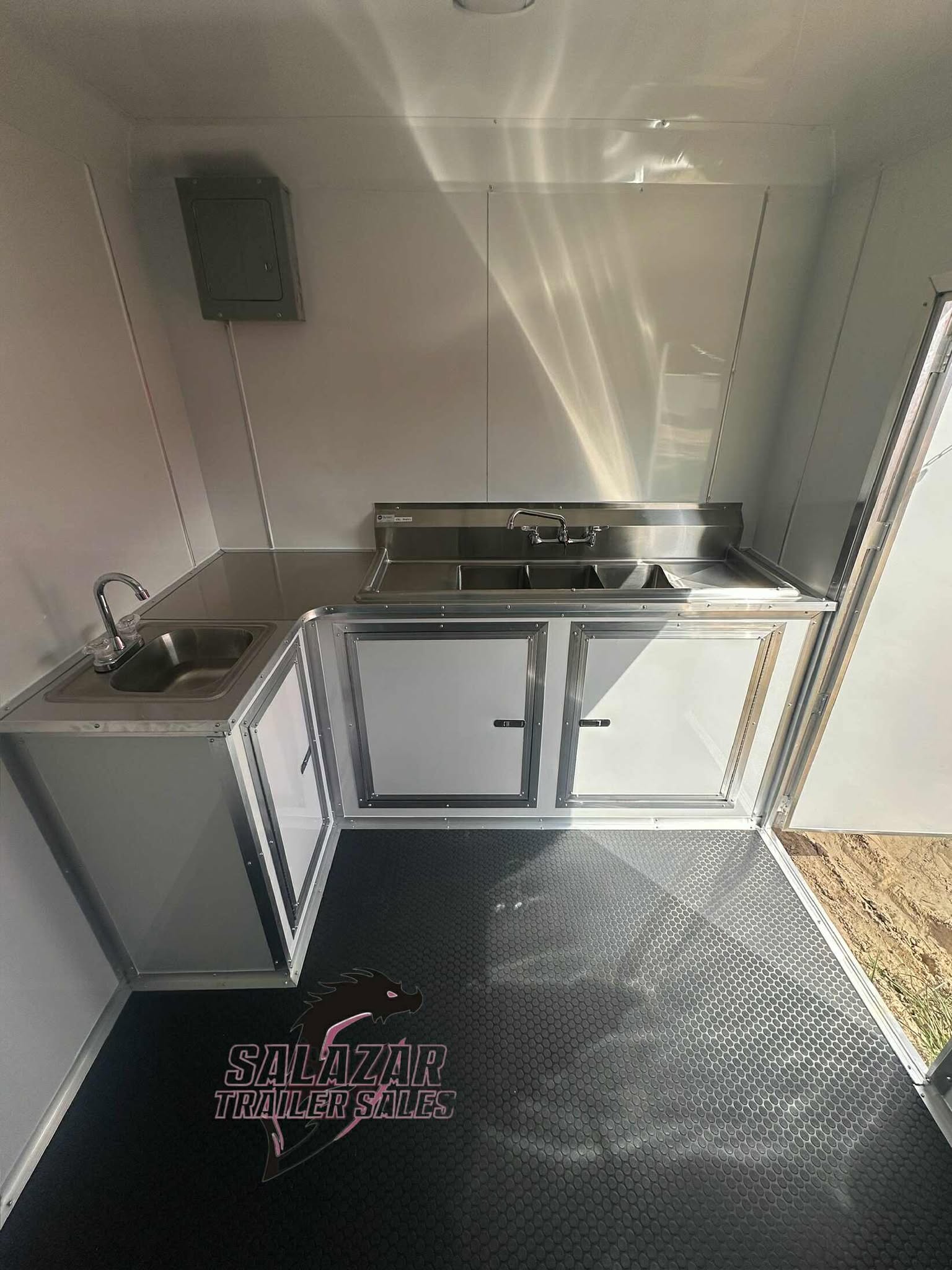 Economy 7X16TA Concession Trailer Red