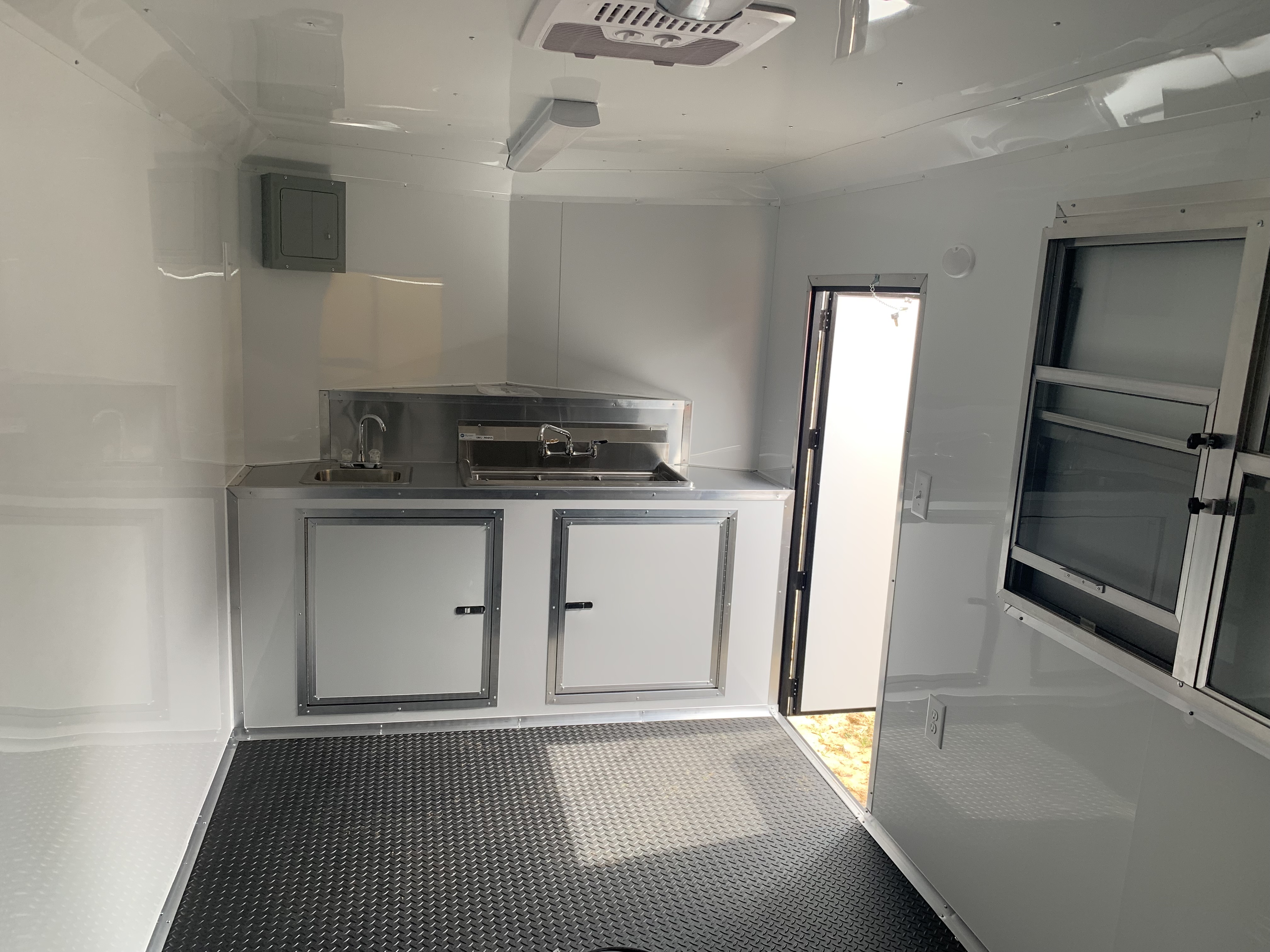 Economy 7x14TA Yellow Concession Trailer 