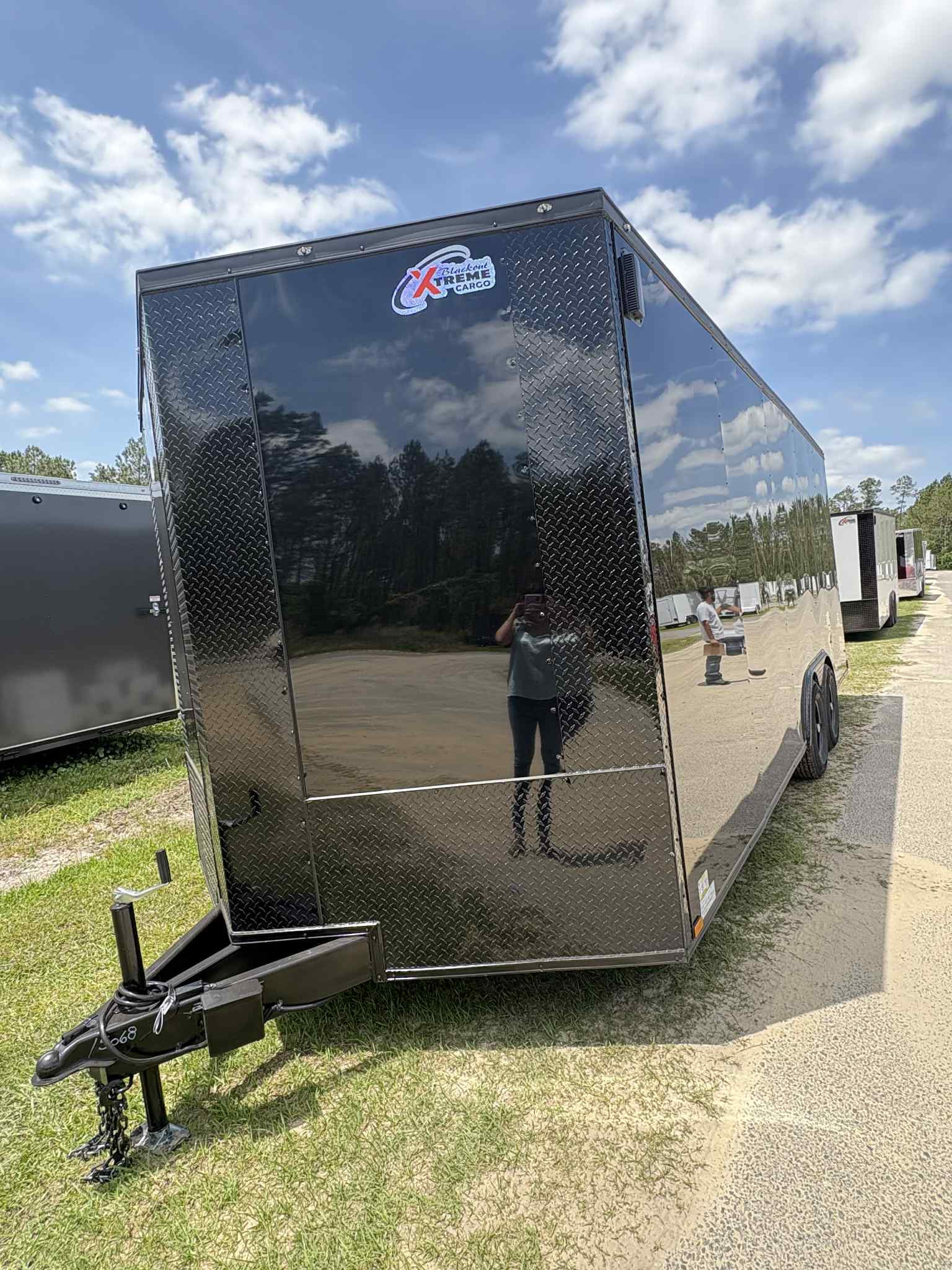 8.5X24TA Enclosed Cargo Trailer Black Blackout Xtreme Cargo 
