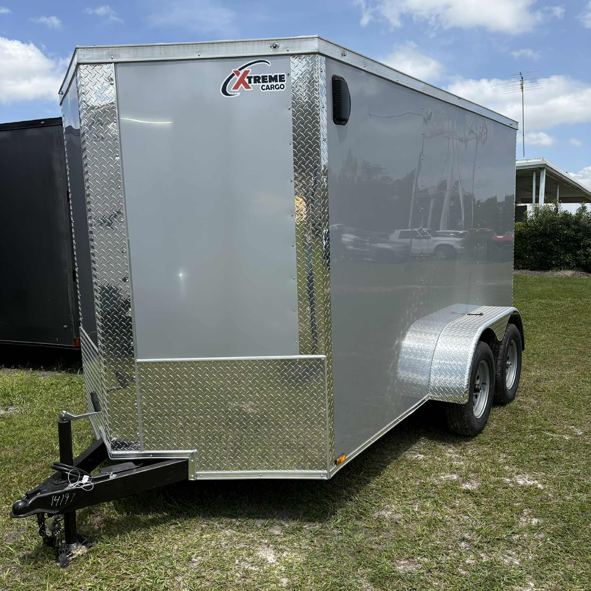 6X12TA Enclosed Cargo Trailer Silver Xtreme Cargo 