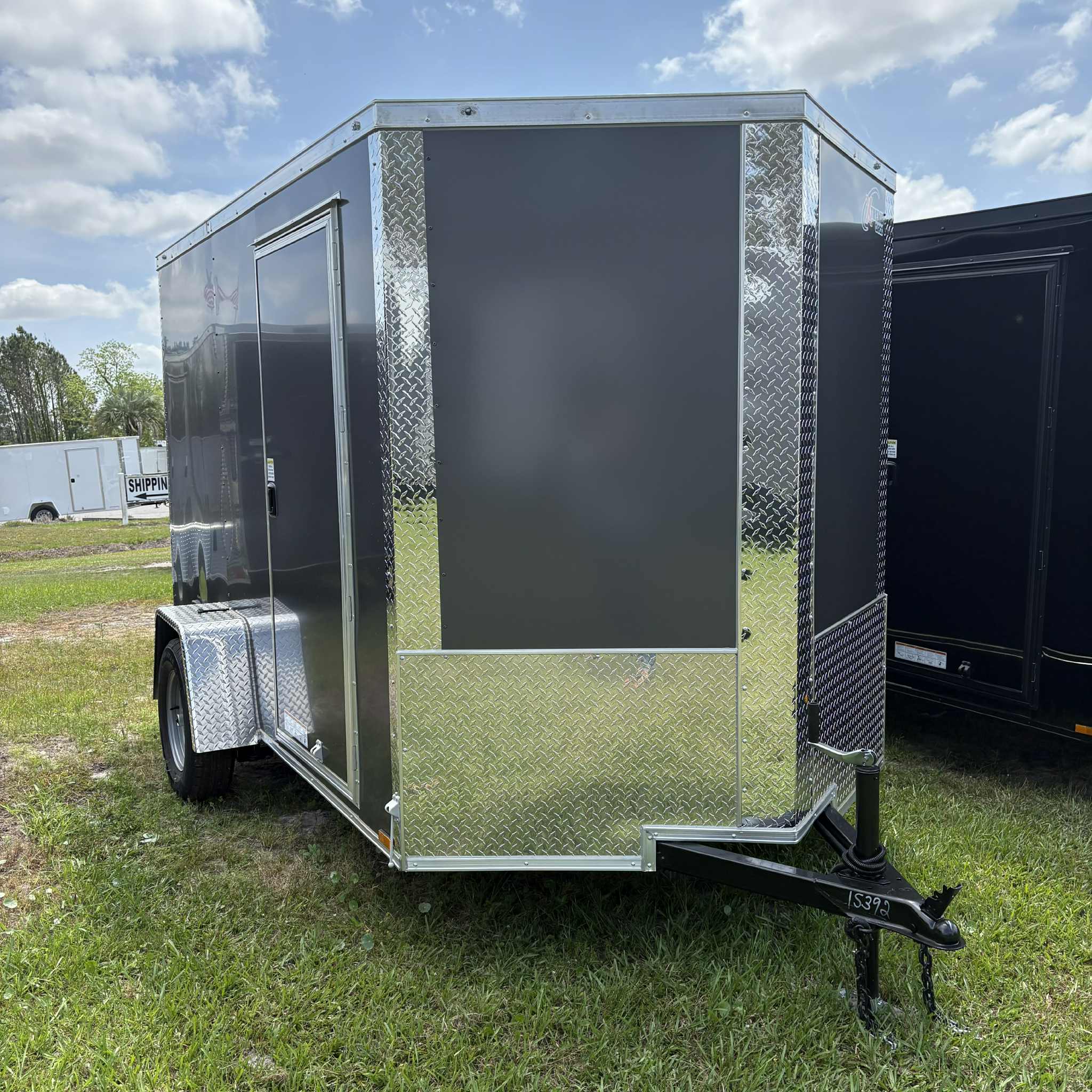 6X10SA Enclosed Cargo Trailer Charcoal Xtreme Cargo 