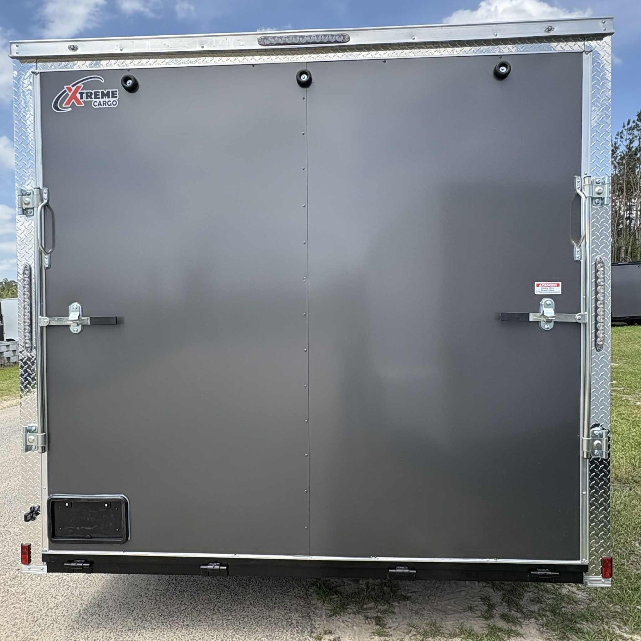 8.5X16TA Enclosed Cargo Trailer Charcoal Xtreme Cargo