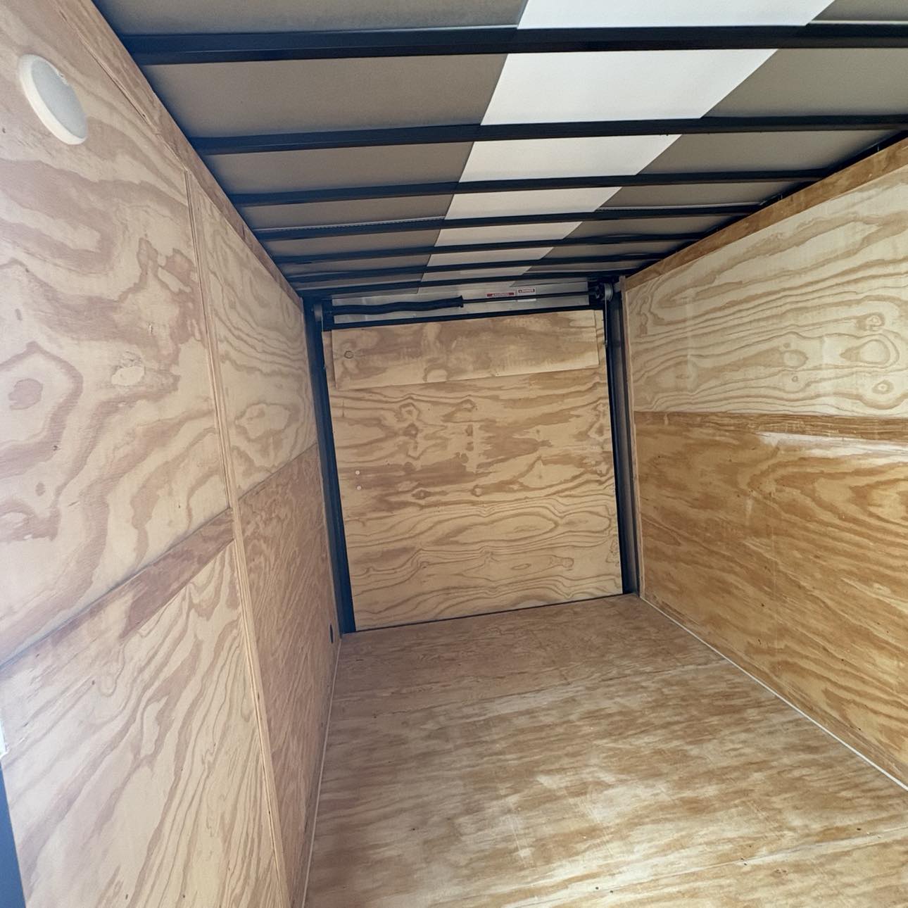 7x16TA Enclosed Cargo Trailer Charcoal Blackout Xtreme Cargo 