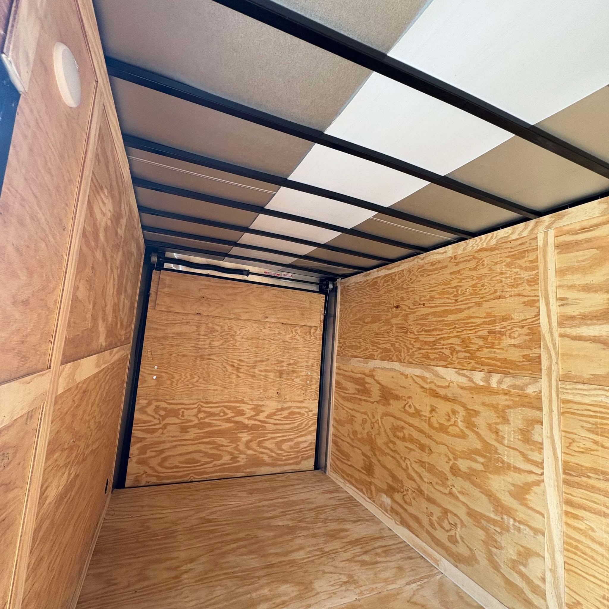 7x14TA Enclosed Cargo Trailer Charcoal Blackout Xtreme Cargo 