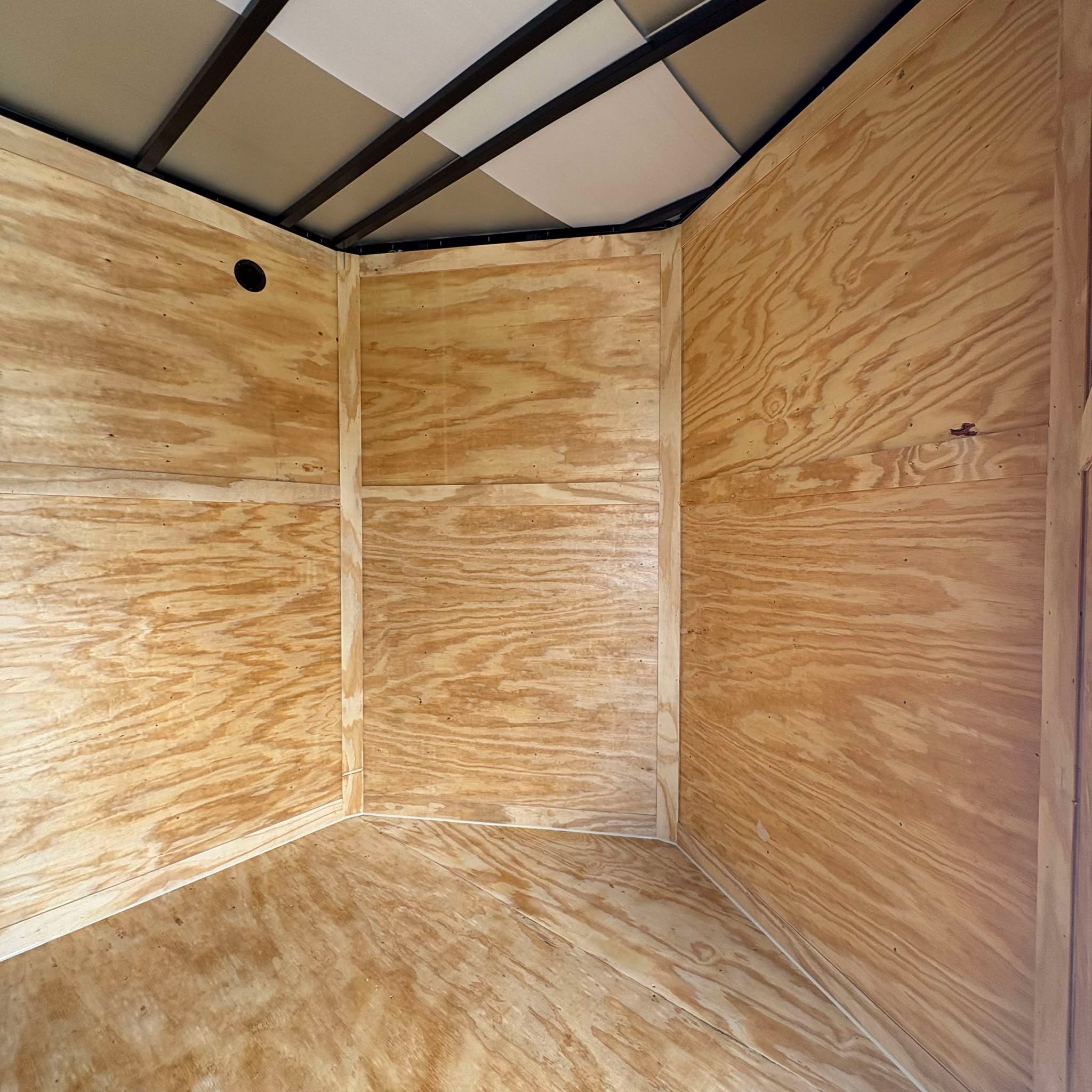 7x14TA Enclosed Cargo Trailer Charcoal Blackout Xtreme Cargo 