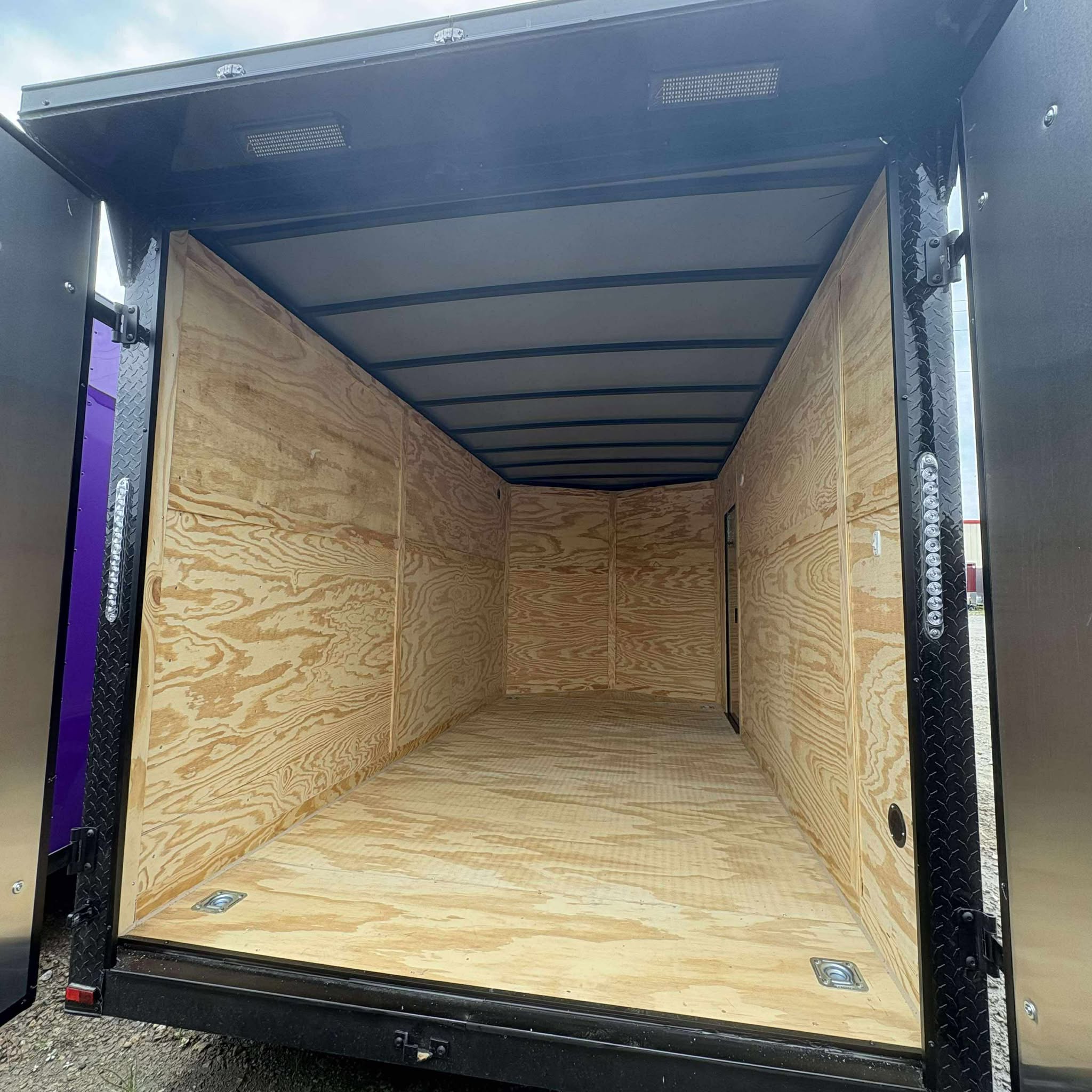 Economy 7x14TA Silver Enclosed Cargo Trailer