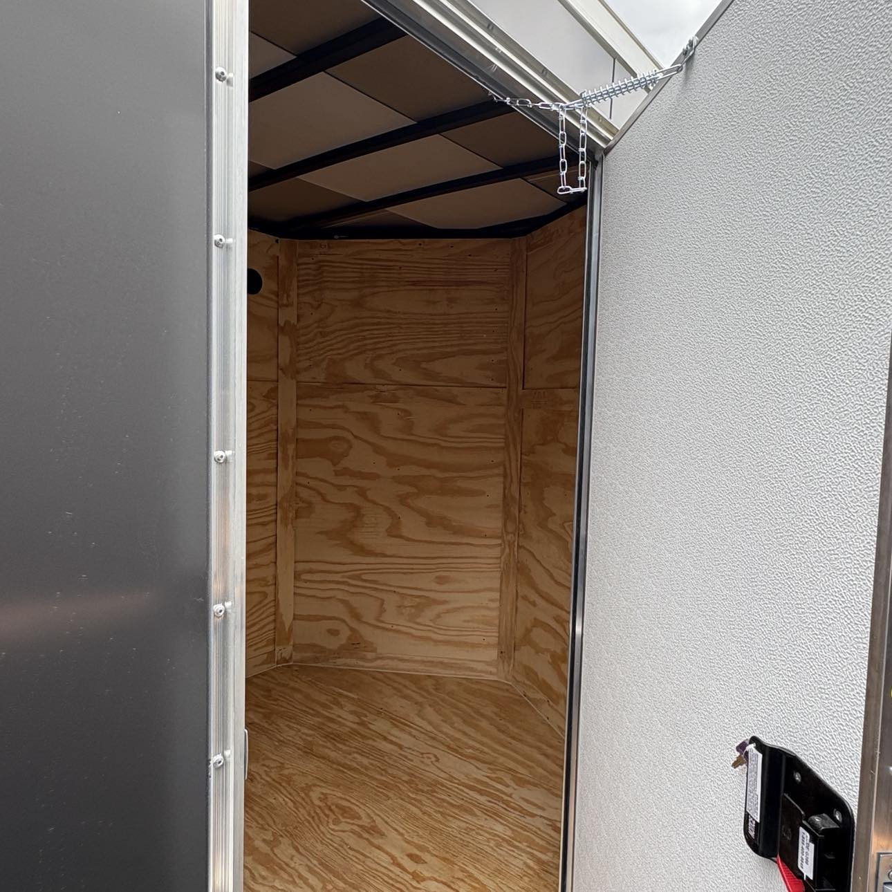 6x12SA Enclosed Cargo Trailer Charcoal Xtreme Cargo