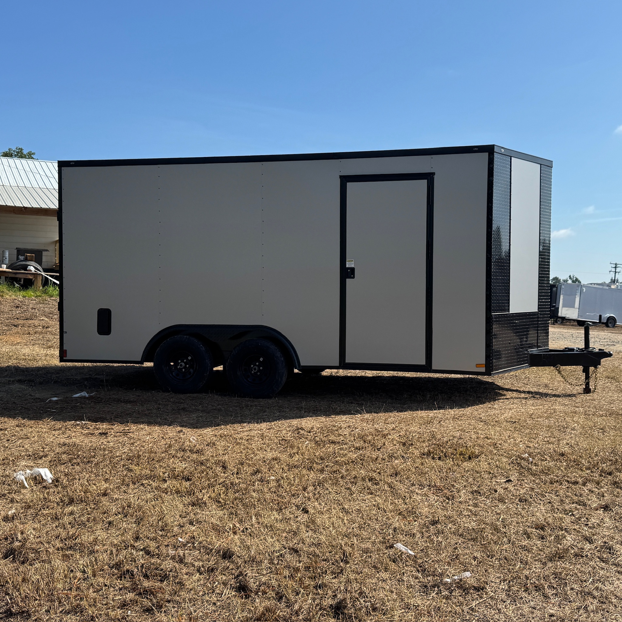 8.5x16TA Titanium Cargo Silver Blackout Package