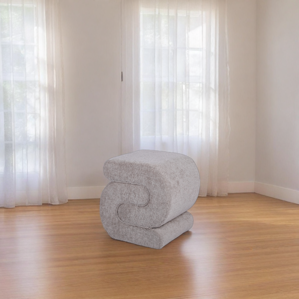 Modern Curved Ottoman