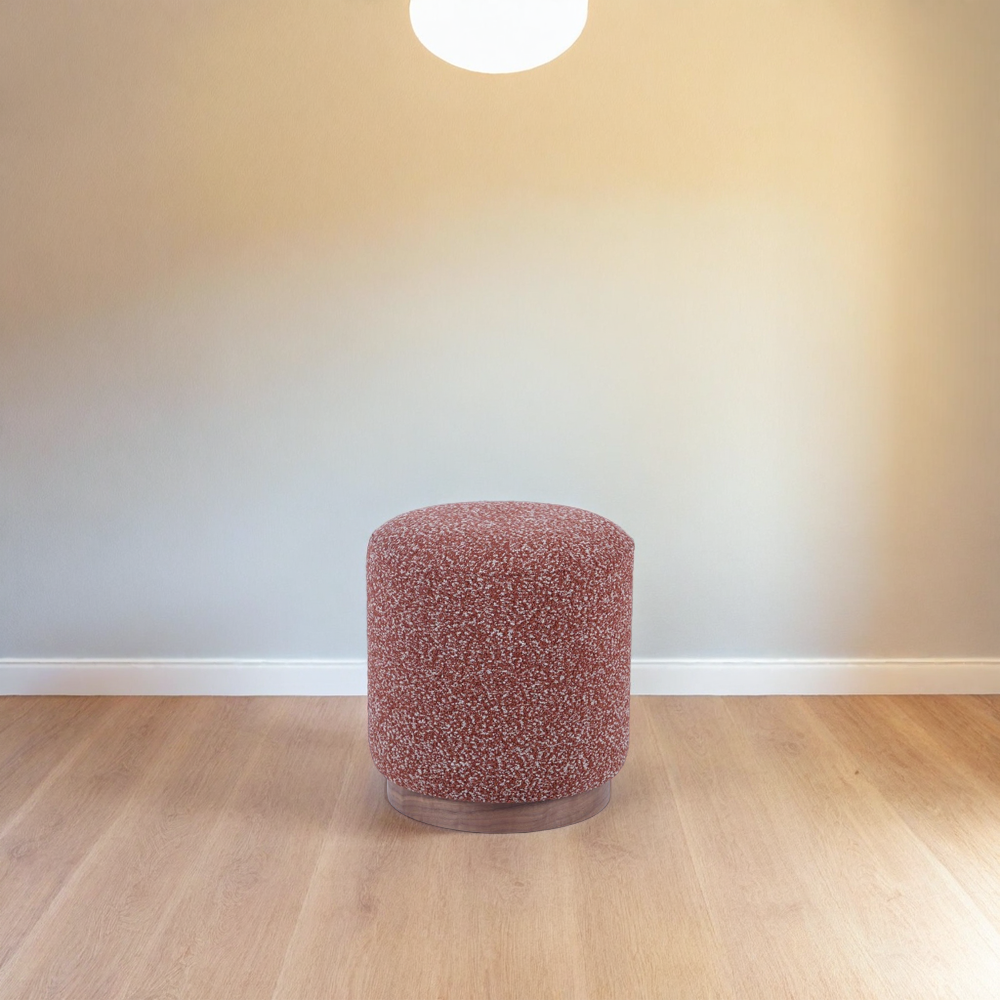 Round Upholstered Ottoman