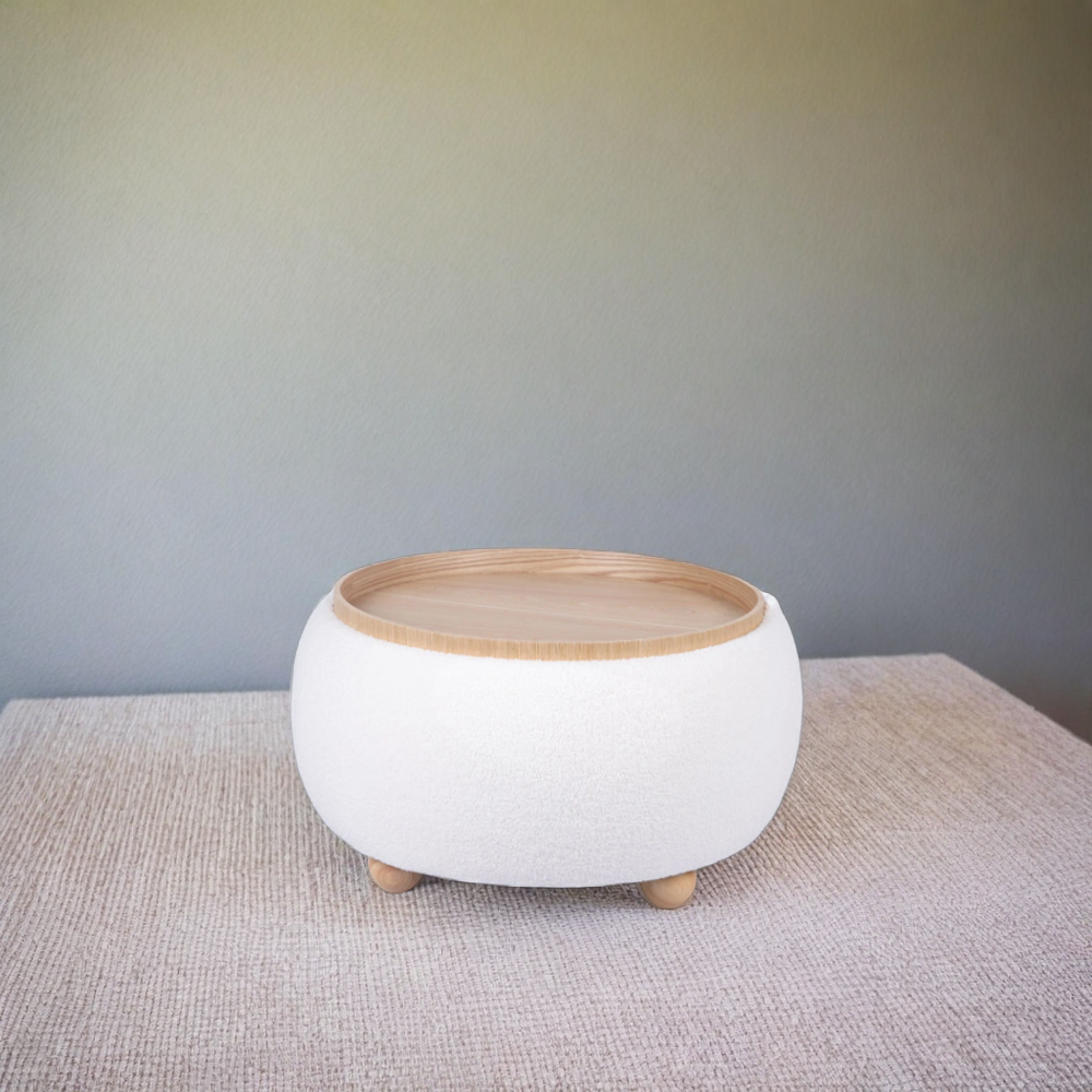 Round Wooden Coffee Table