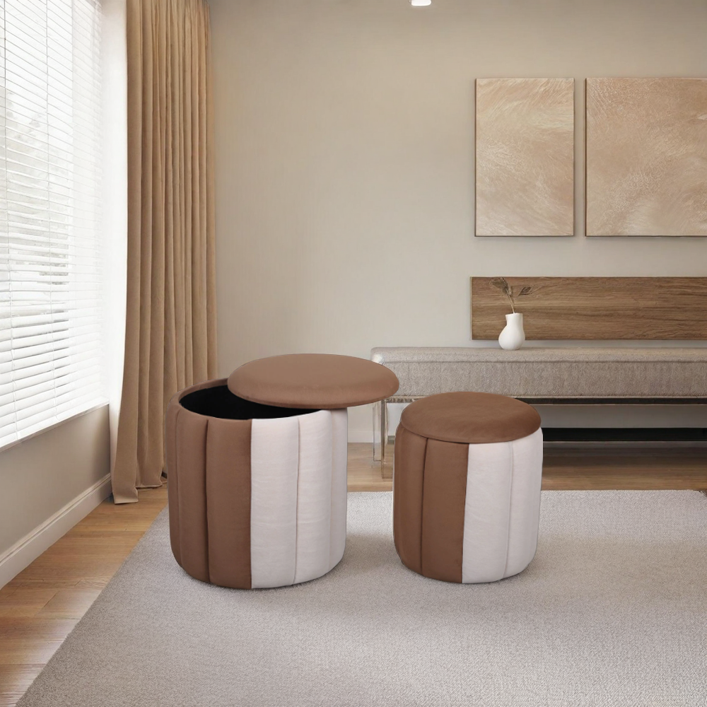 Storage Ottoman Set