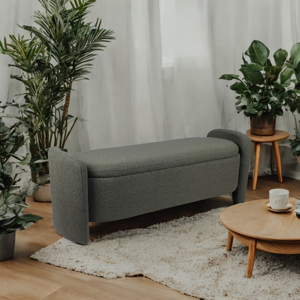 Green Upholstered Bench