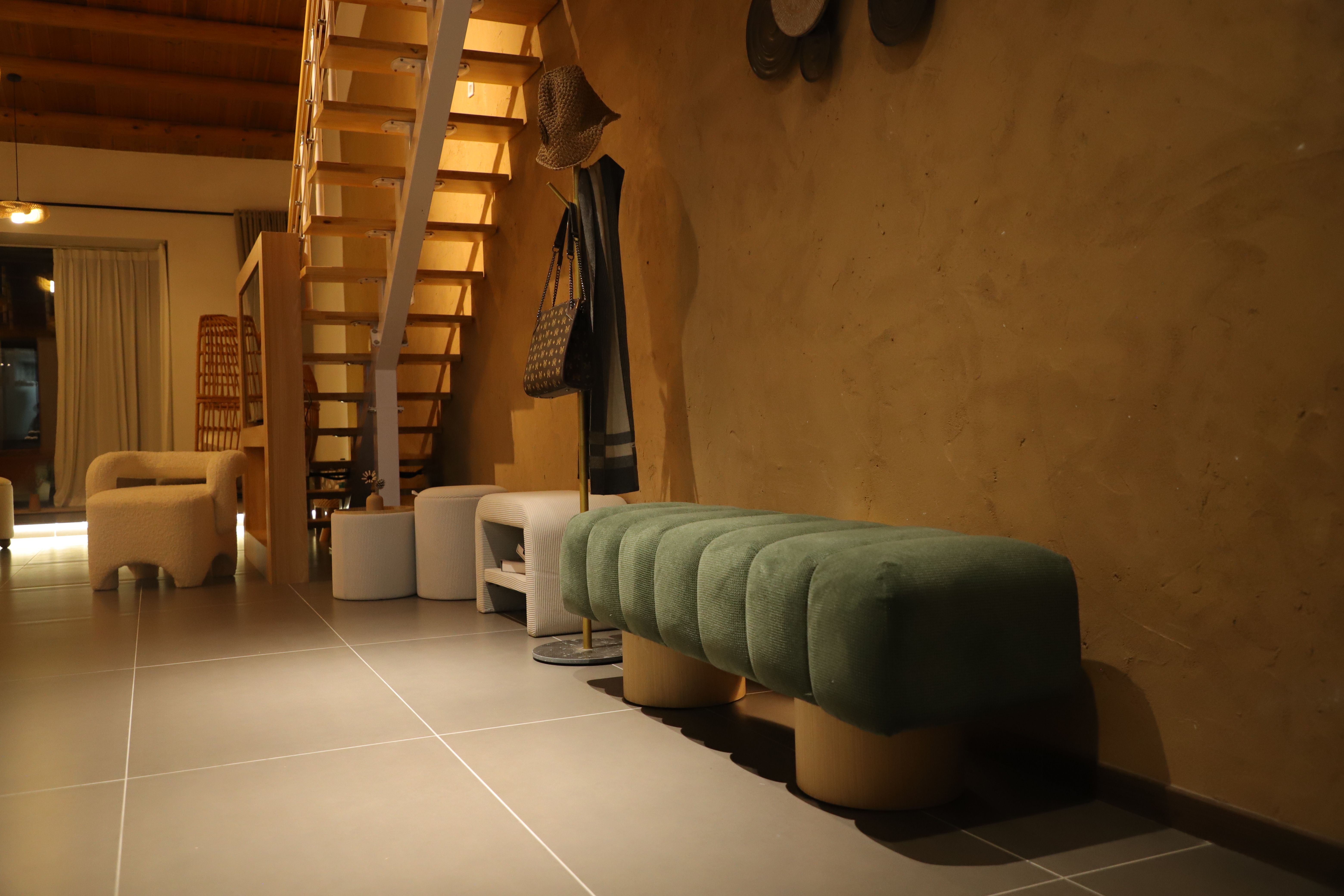 Modern Upholstered Bench