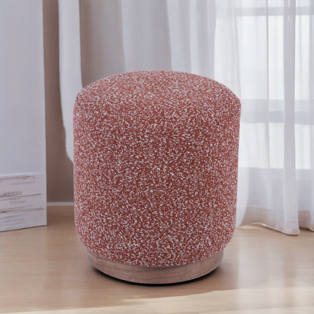 Round Upholstered Ottoman