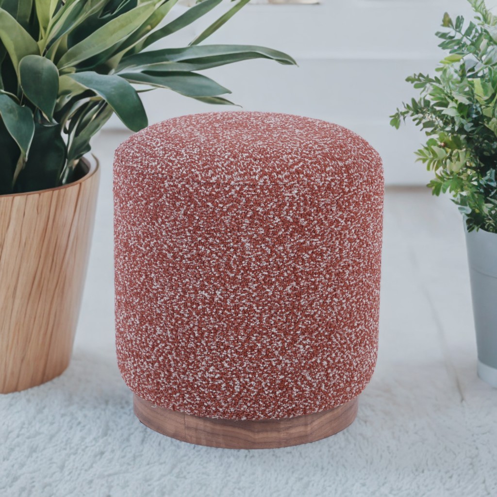 Round Upholstered Ottoman