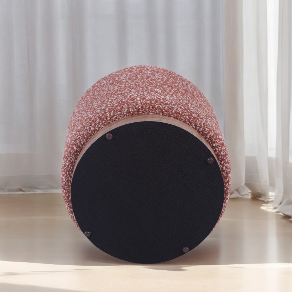 Round Upholstered Ottoman