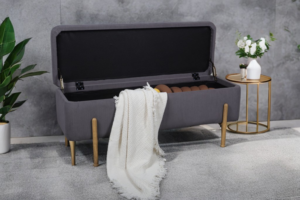 Modern Gray Bench