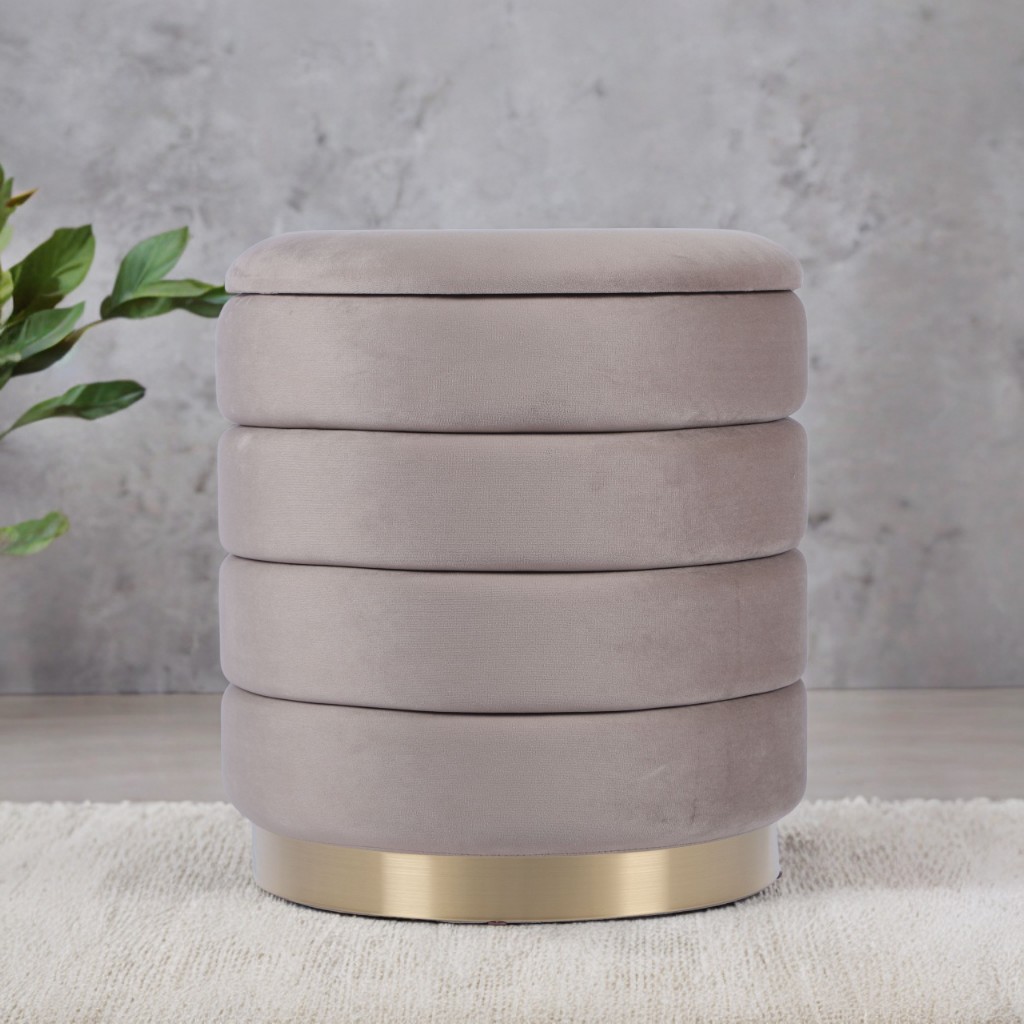 Contemporary Round Ottoman