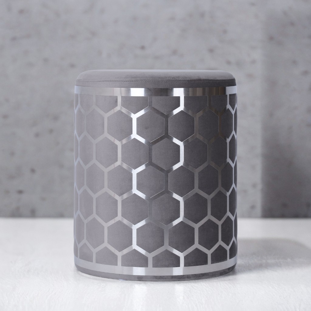 Modern Geometric Trash Can