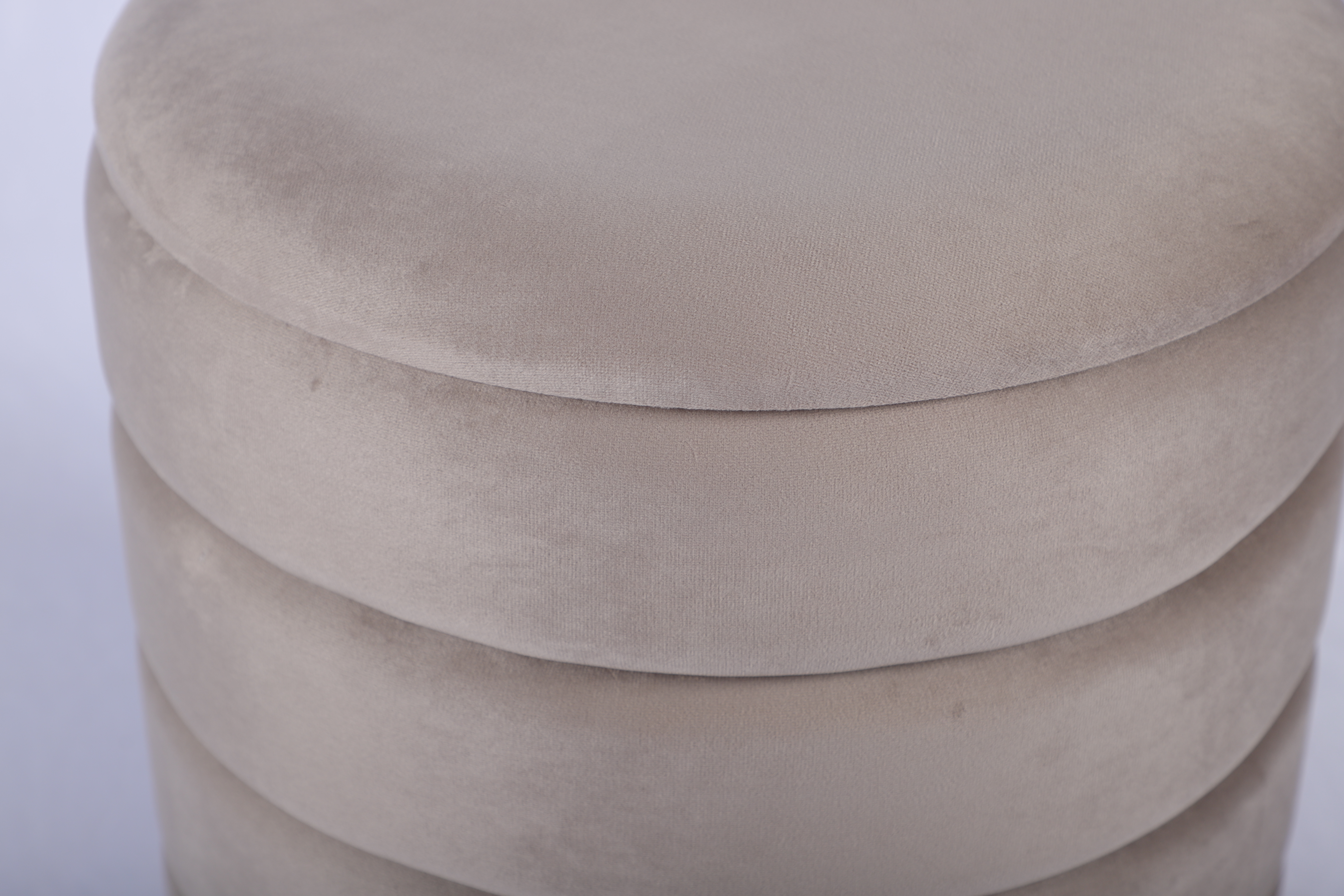 Contemporary Round Ottoman