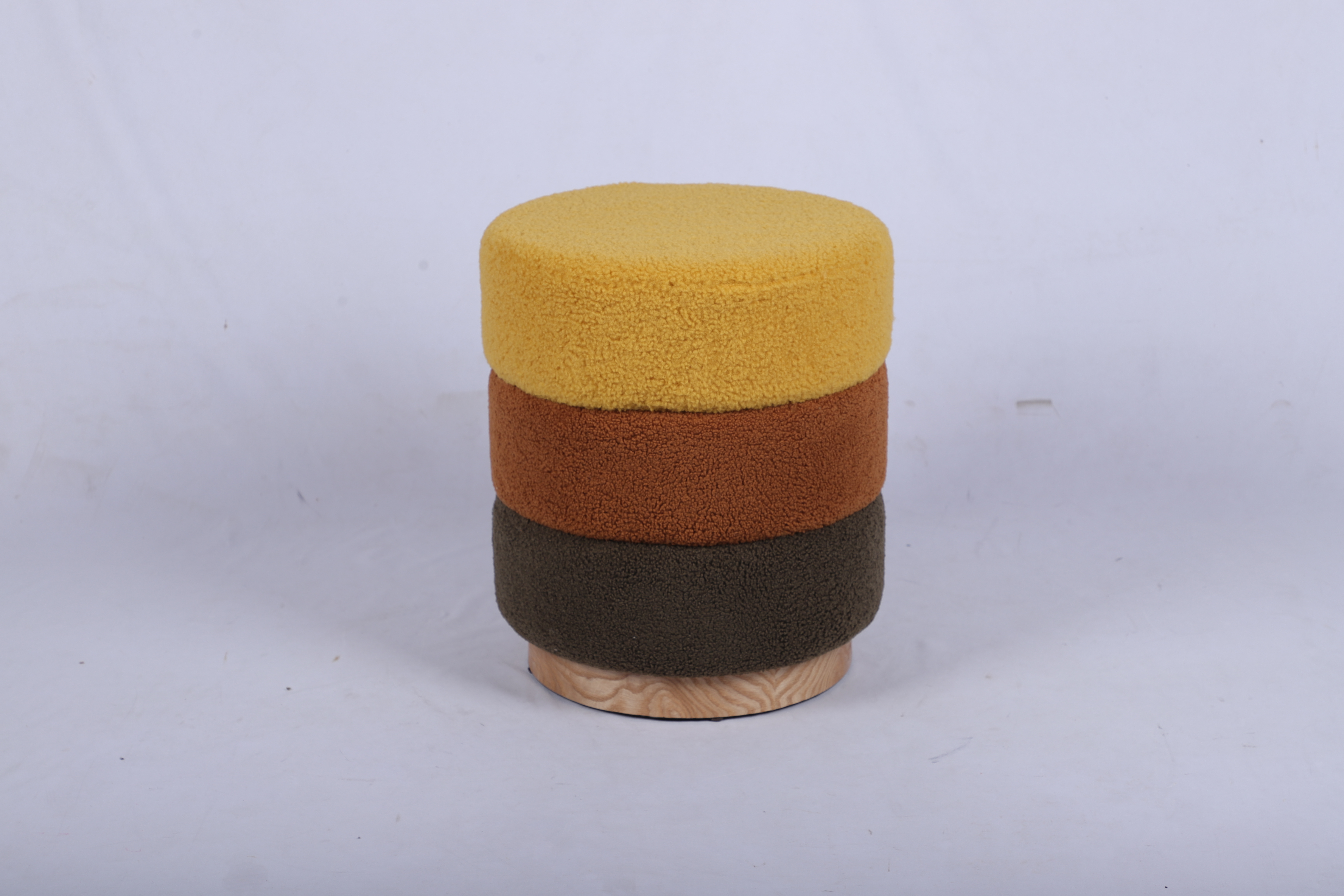 Colorful Textured Ottoman Set